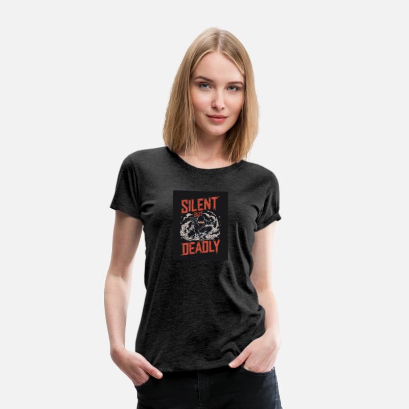 "Silent But Deadly – Ninja Minimalist T-Shirt