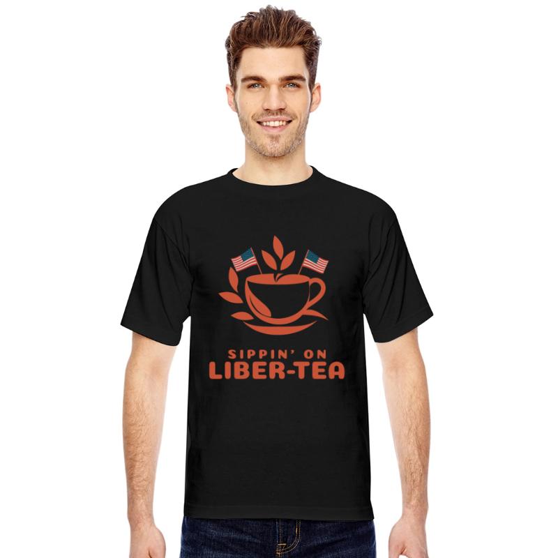 Sippin' On Liber-Tea 4th Of July Funny Holiday