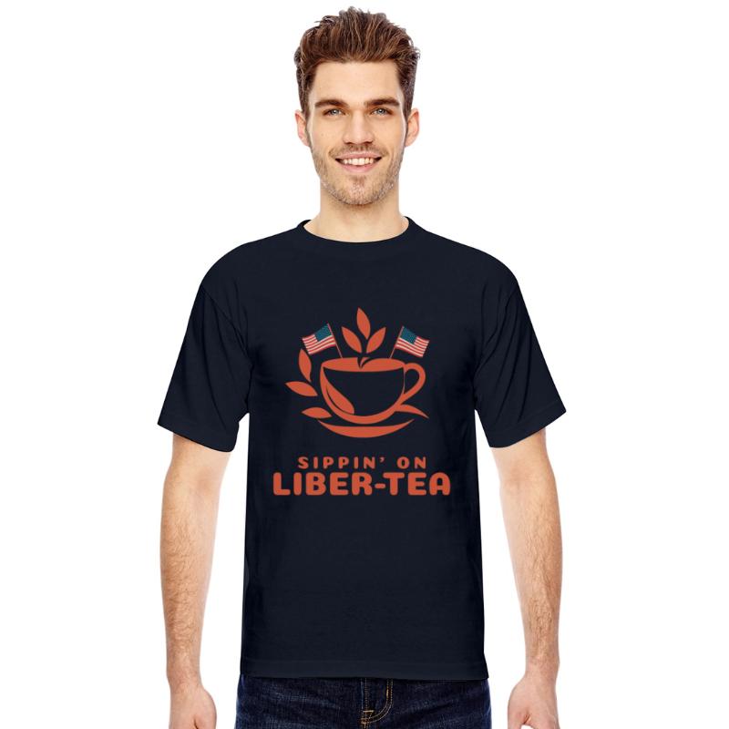 Sippin' On Liber-Tea 4th Of July Funny Holiday