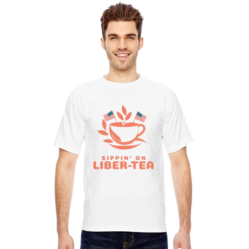 Sippin' On Liber-Tea 4th Of July Funny Holiday