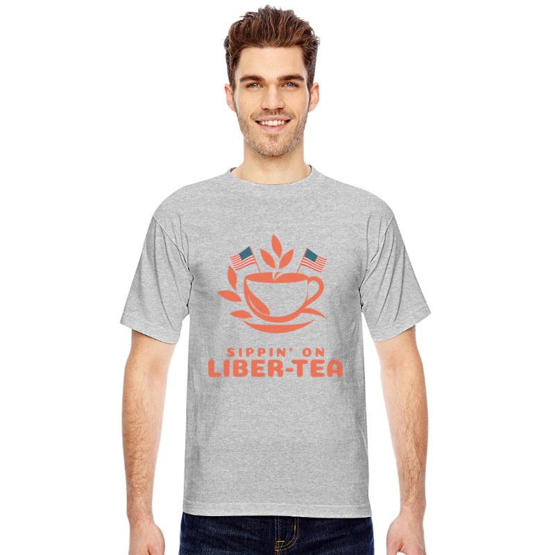 Sippin' On Liber-Tea 4th Of July Funny Holiday