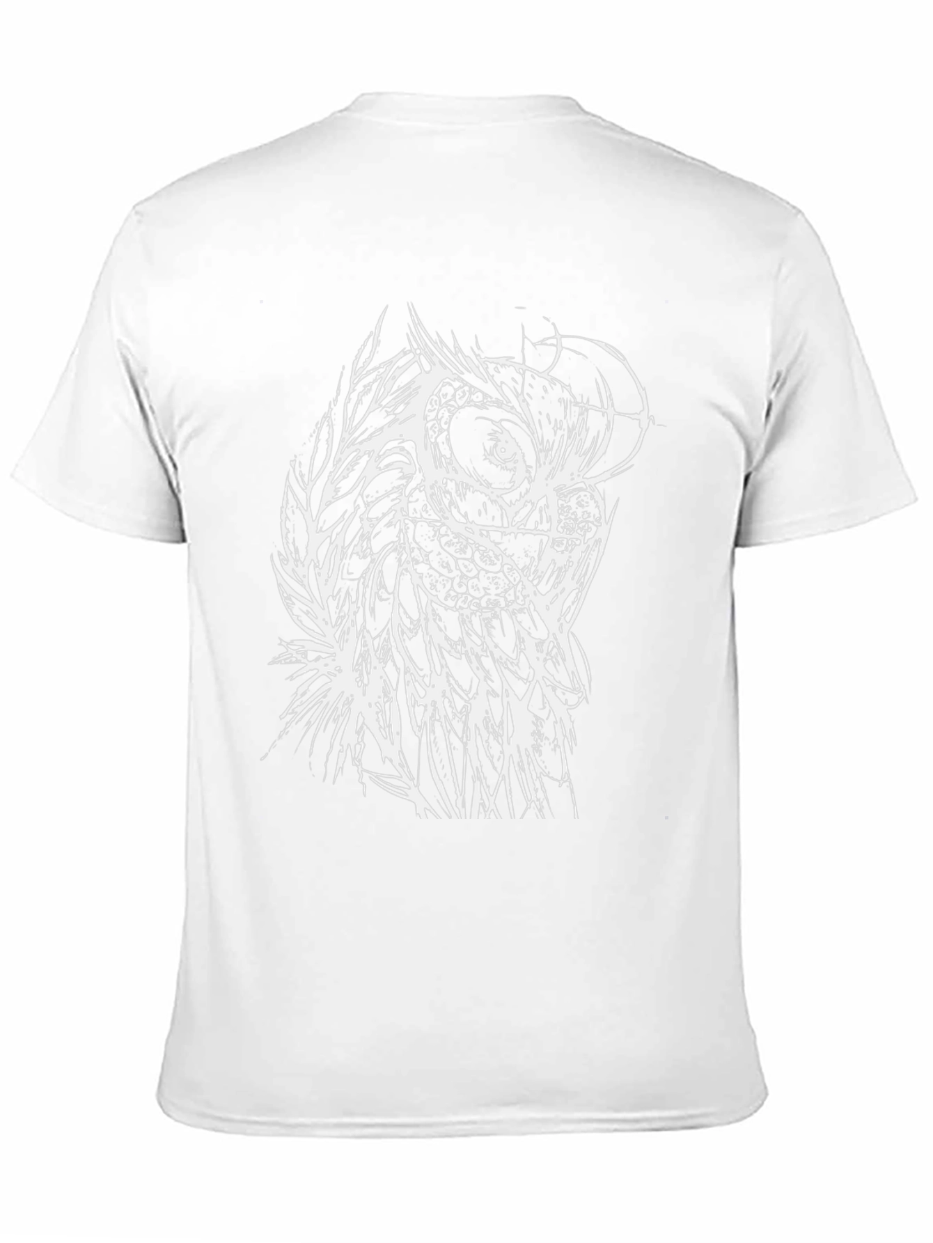 Owl Graphic Black T-Shirt - Unique Design