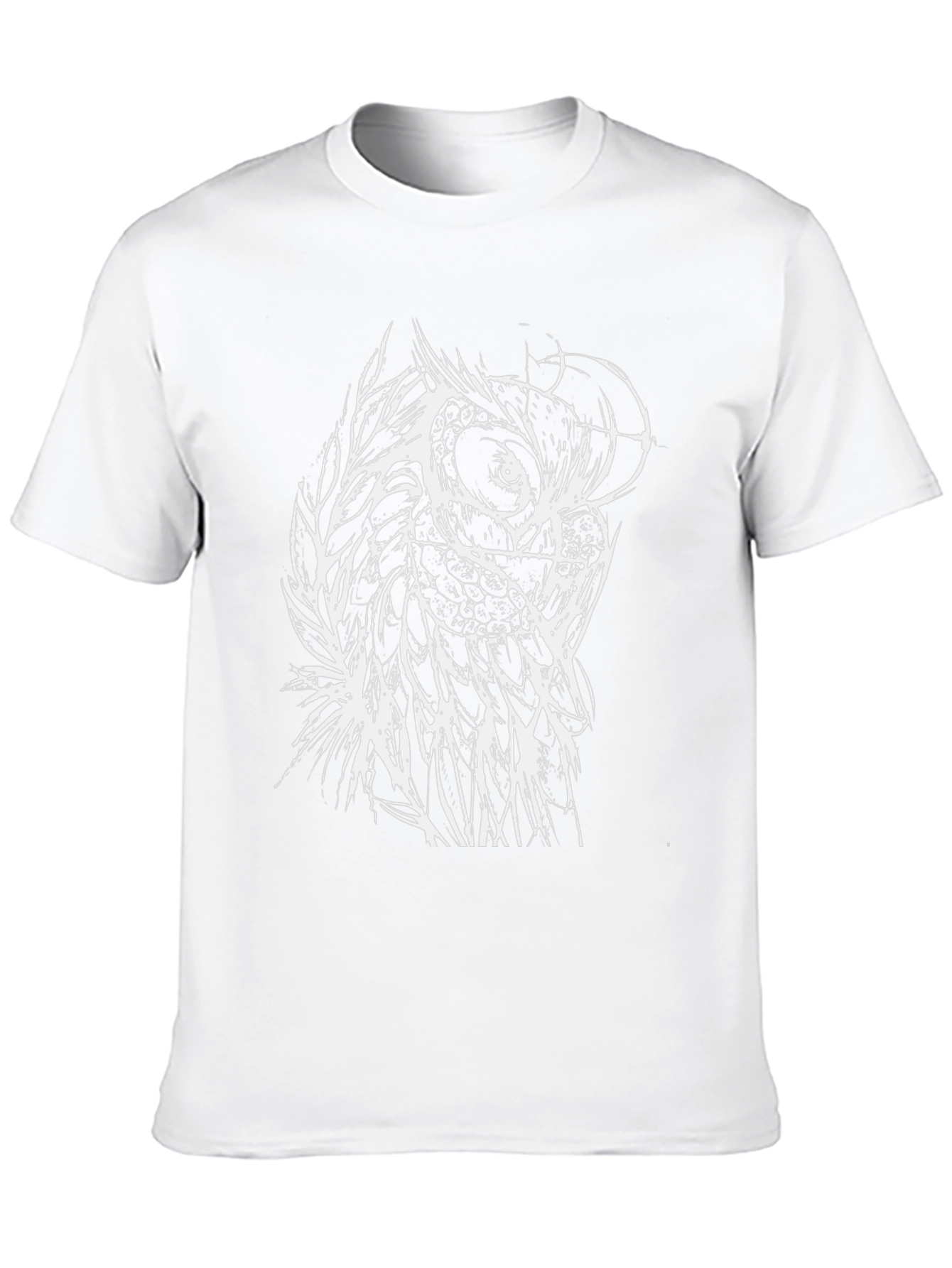 Owl Graphic Black T-Shirt - Unique Design