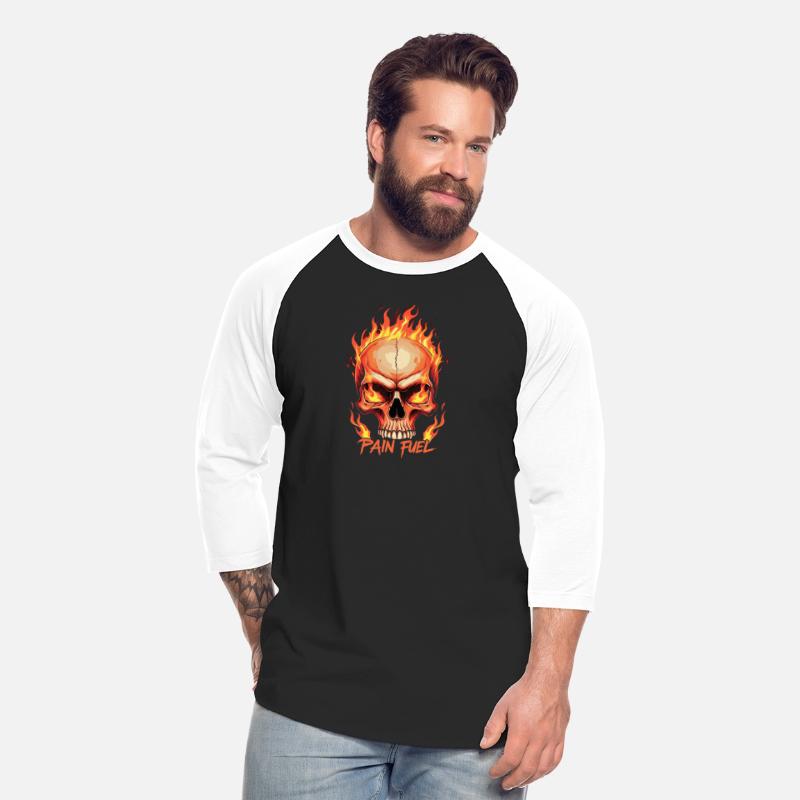 Skull in Flames: Pain Fuel | by Asarteon