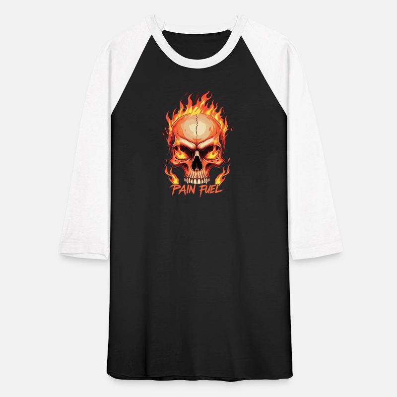 Skull in Flames: Pain Fuel | by Asarteon