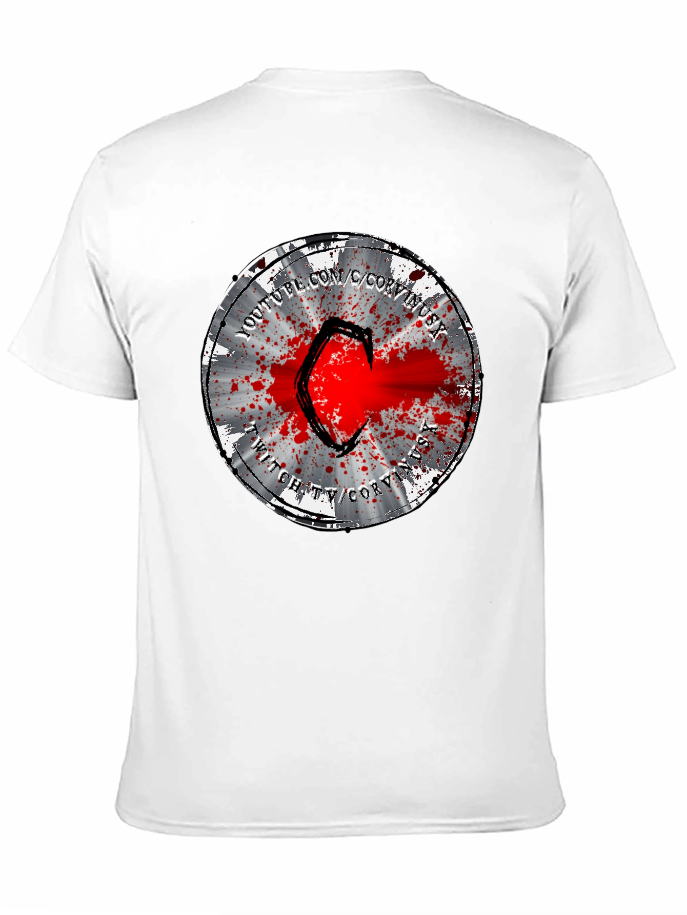 CoryxKenshin T-Shirt - Samurai Splatter Design