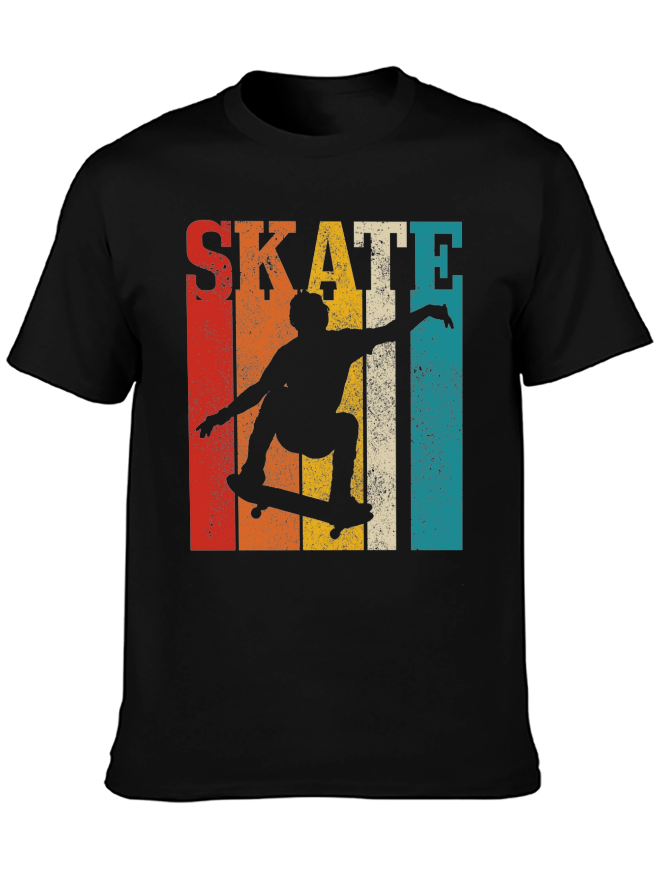 Retro Skateboarding Graphic T-Shirt