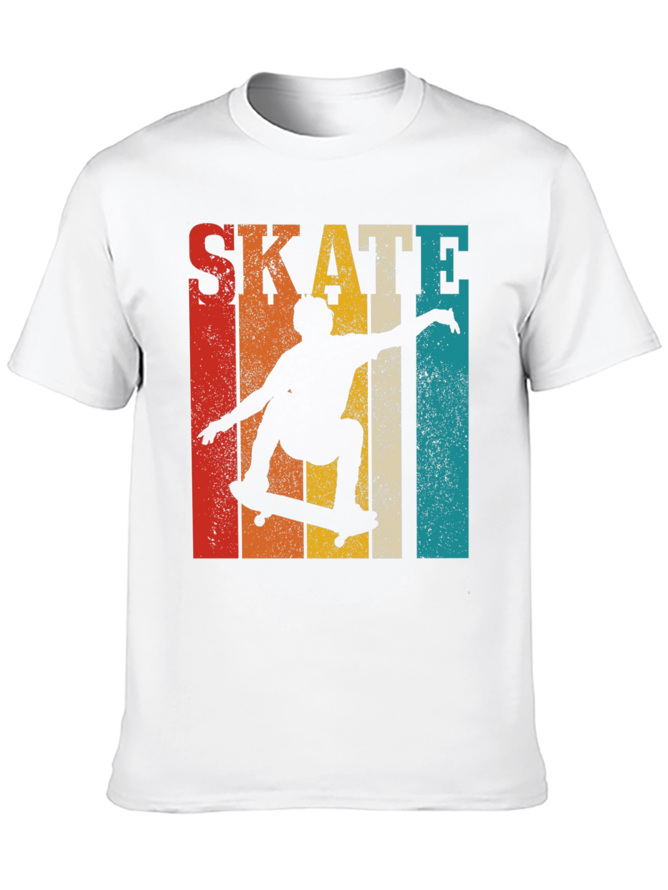 Retro Skateboarding Graphic T-Shirt