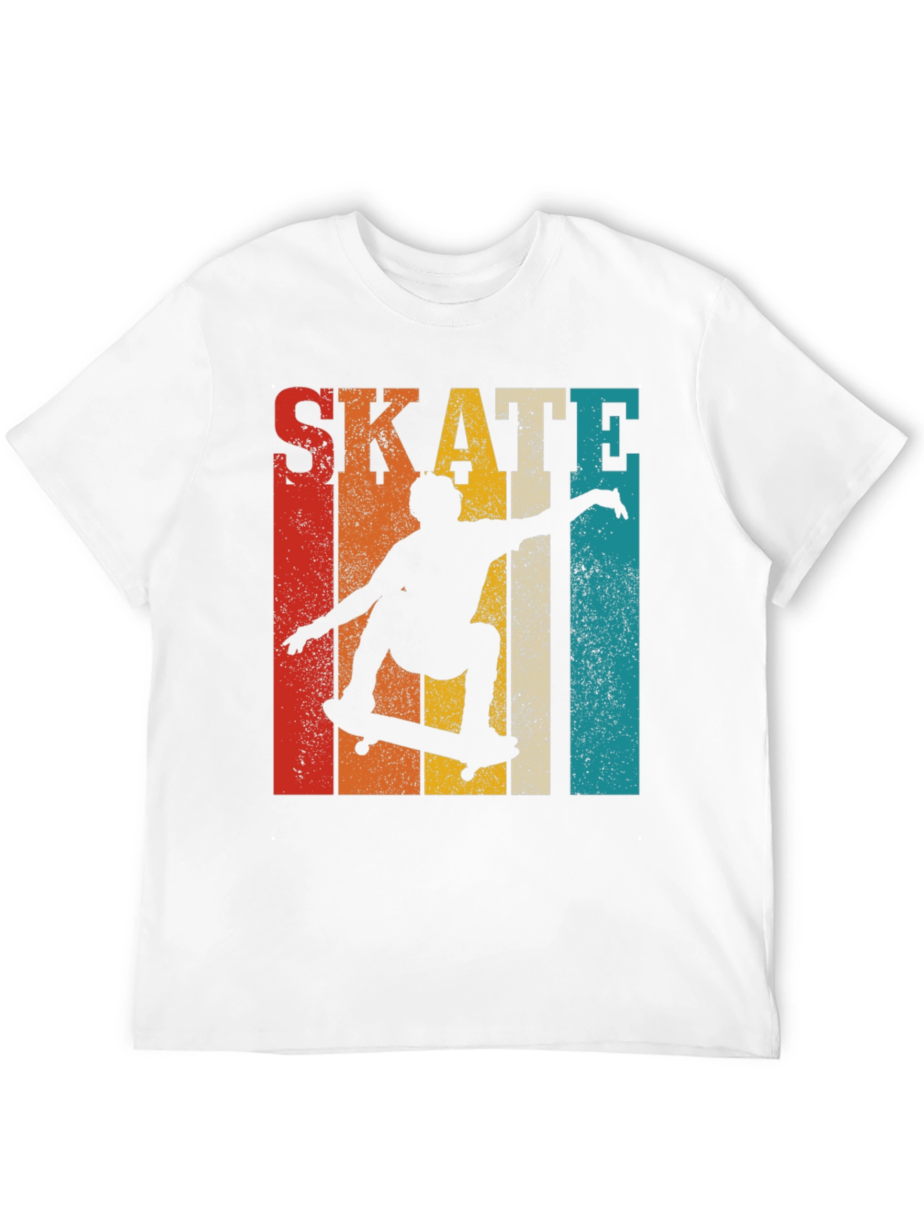 Retro Skateboarding Graphic T-Shirt