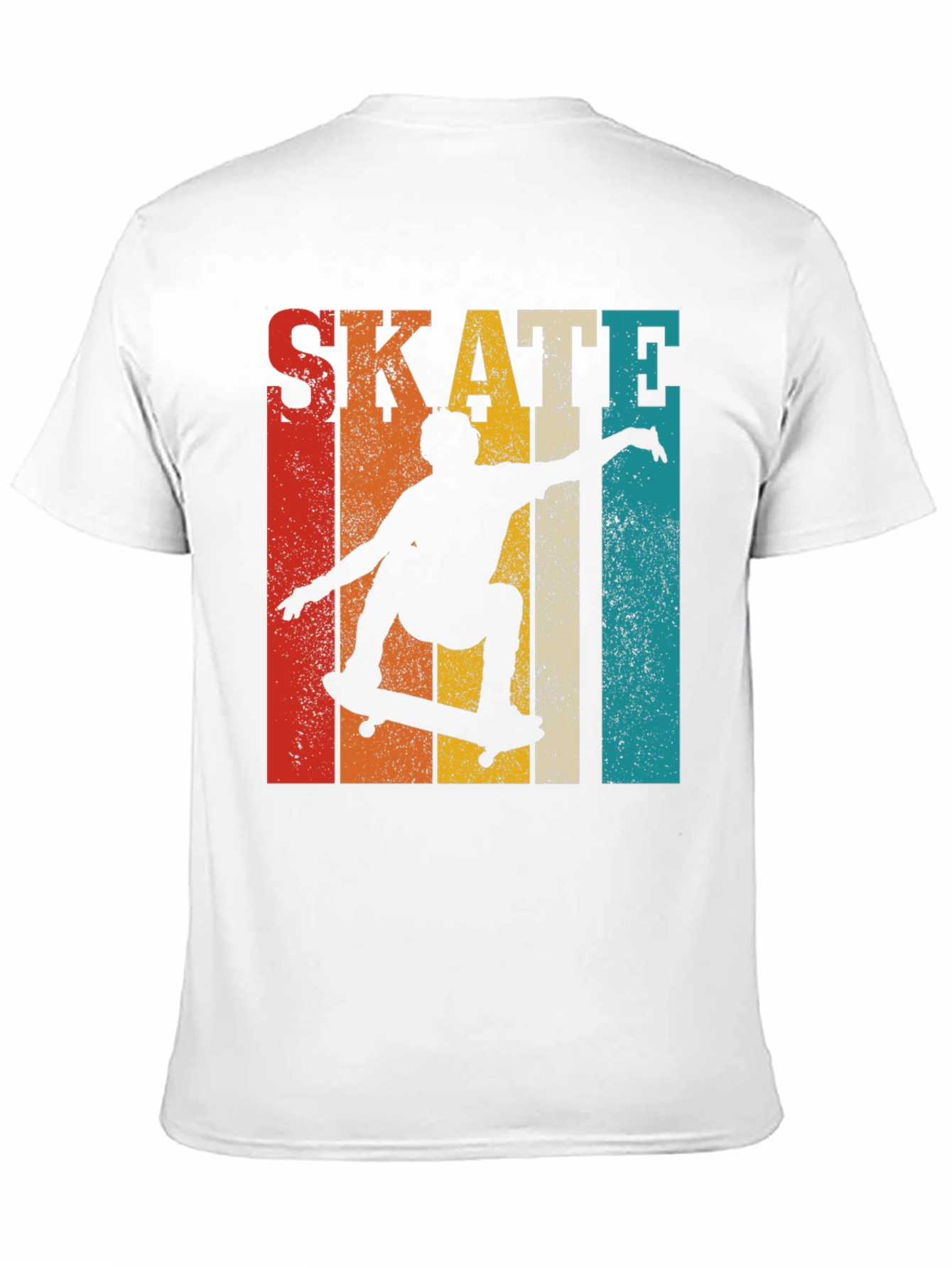Retro Skateboarding Graphic T-Shirt