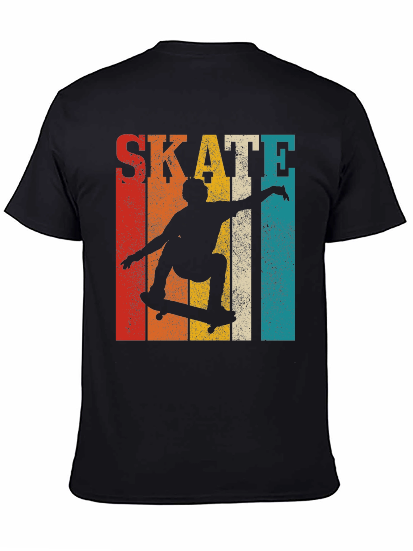 Retro Skateboarding Graphic T-Shirt