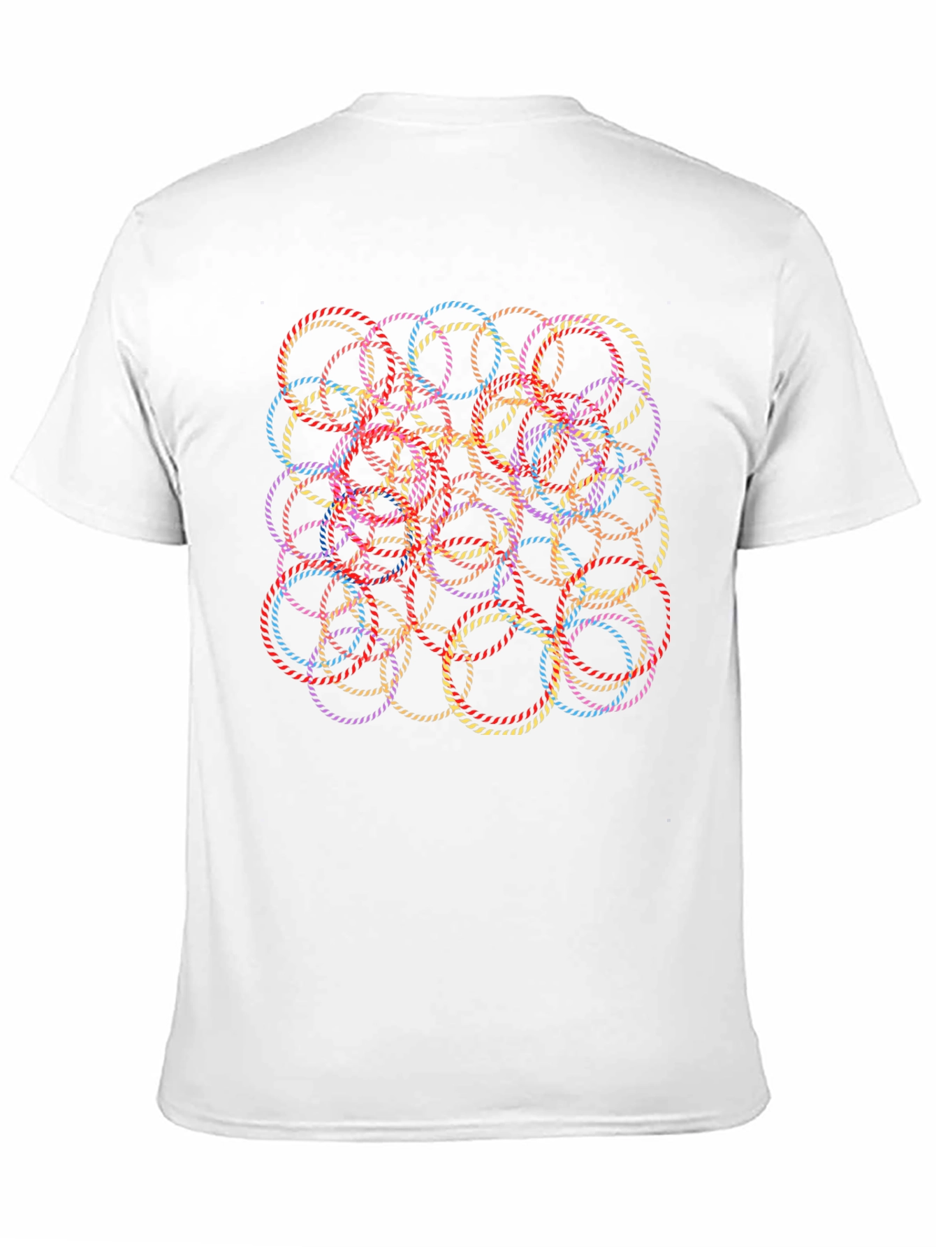 Abstract Circle Graphic Print T-Shirt