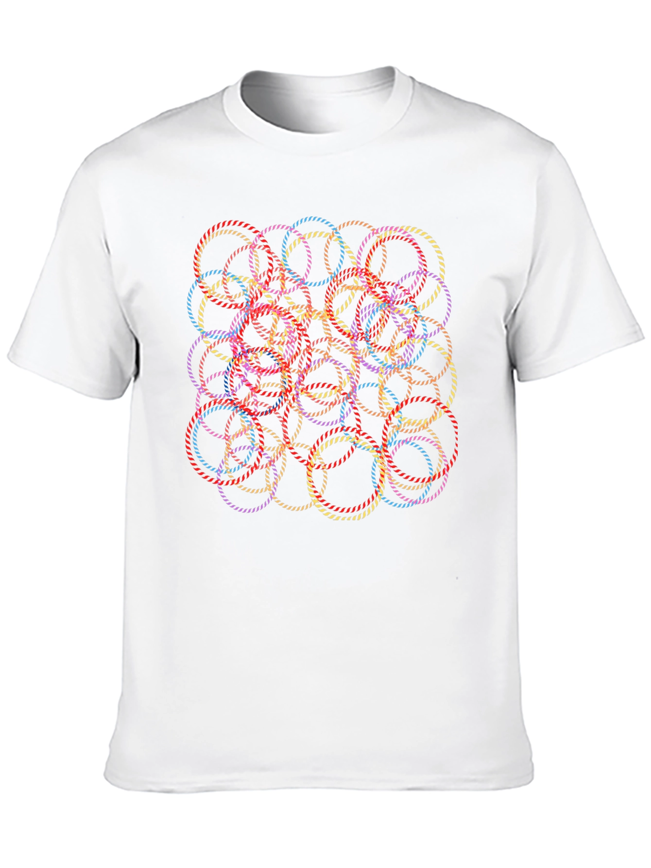 Abstract Circle Graphic Print T-Shirt