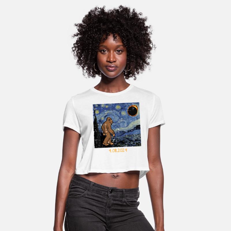 Solar Eclipse Bigfoot Starry Night Sasquatch