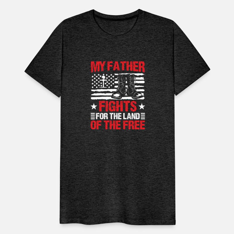 Soldier father fights for land of free military