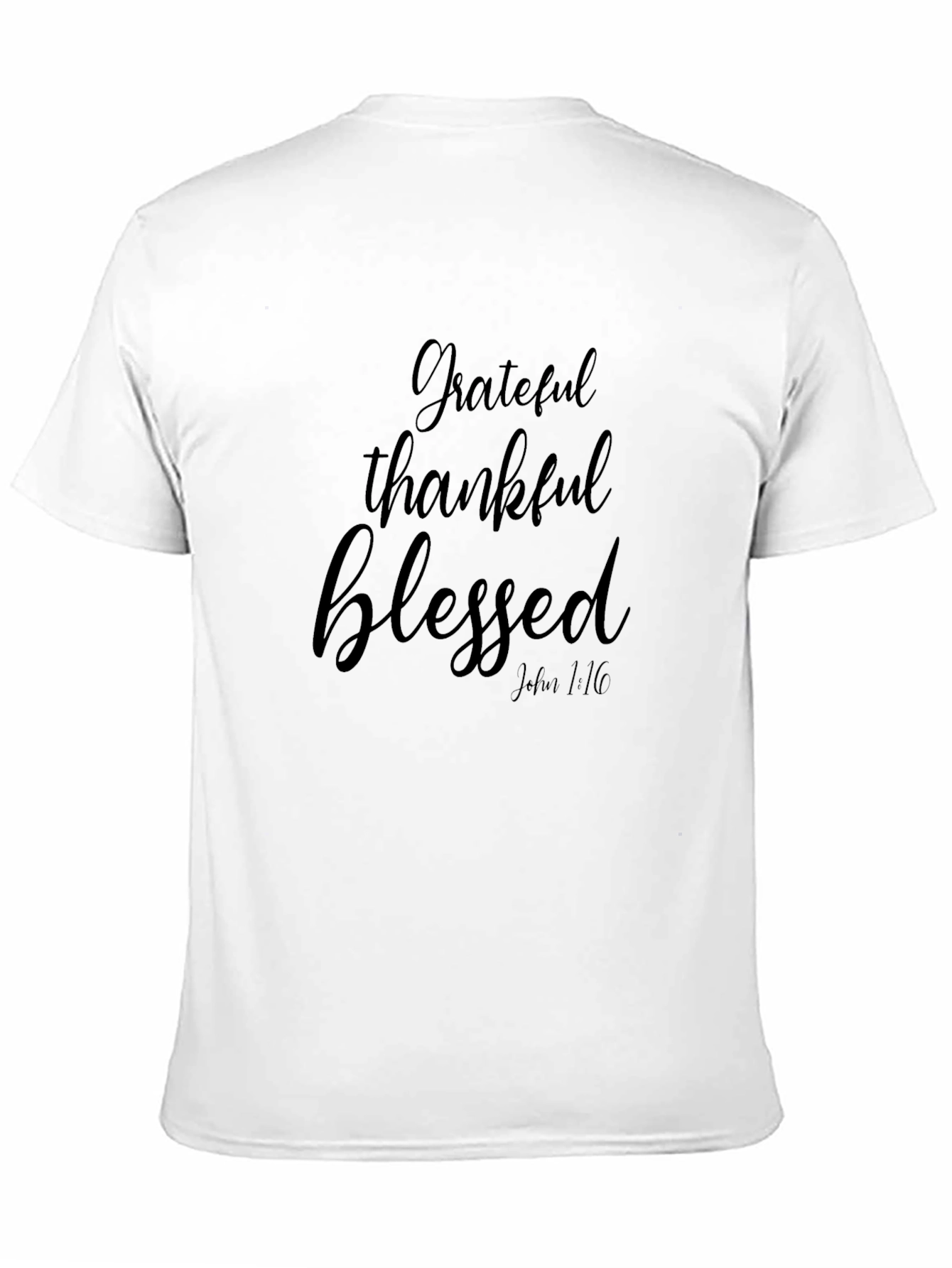 Grateful Thankful Blessed Graphic T-Shirt