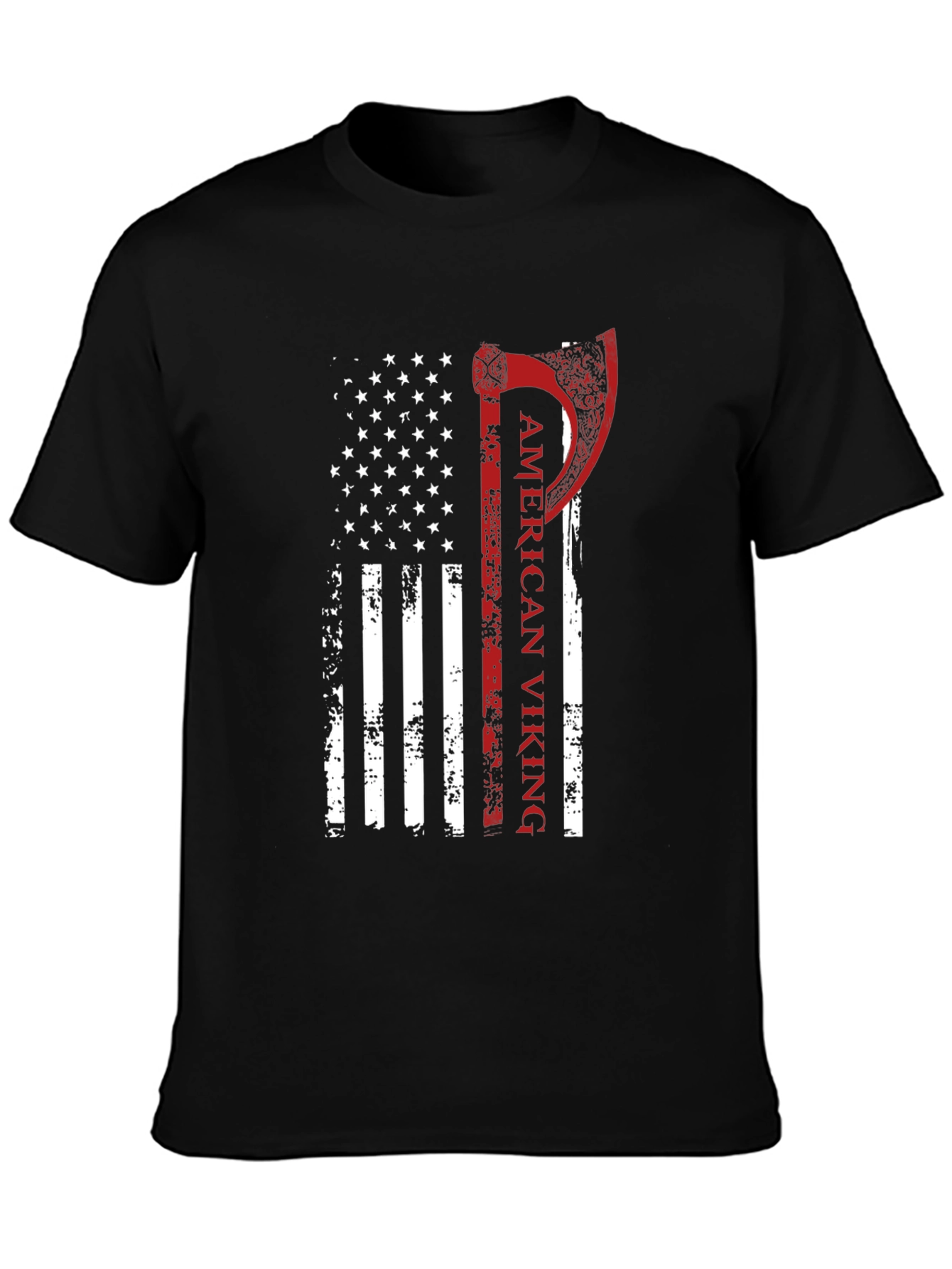 American Viking Flag Graphic T-Shirt