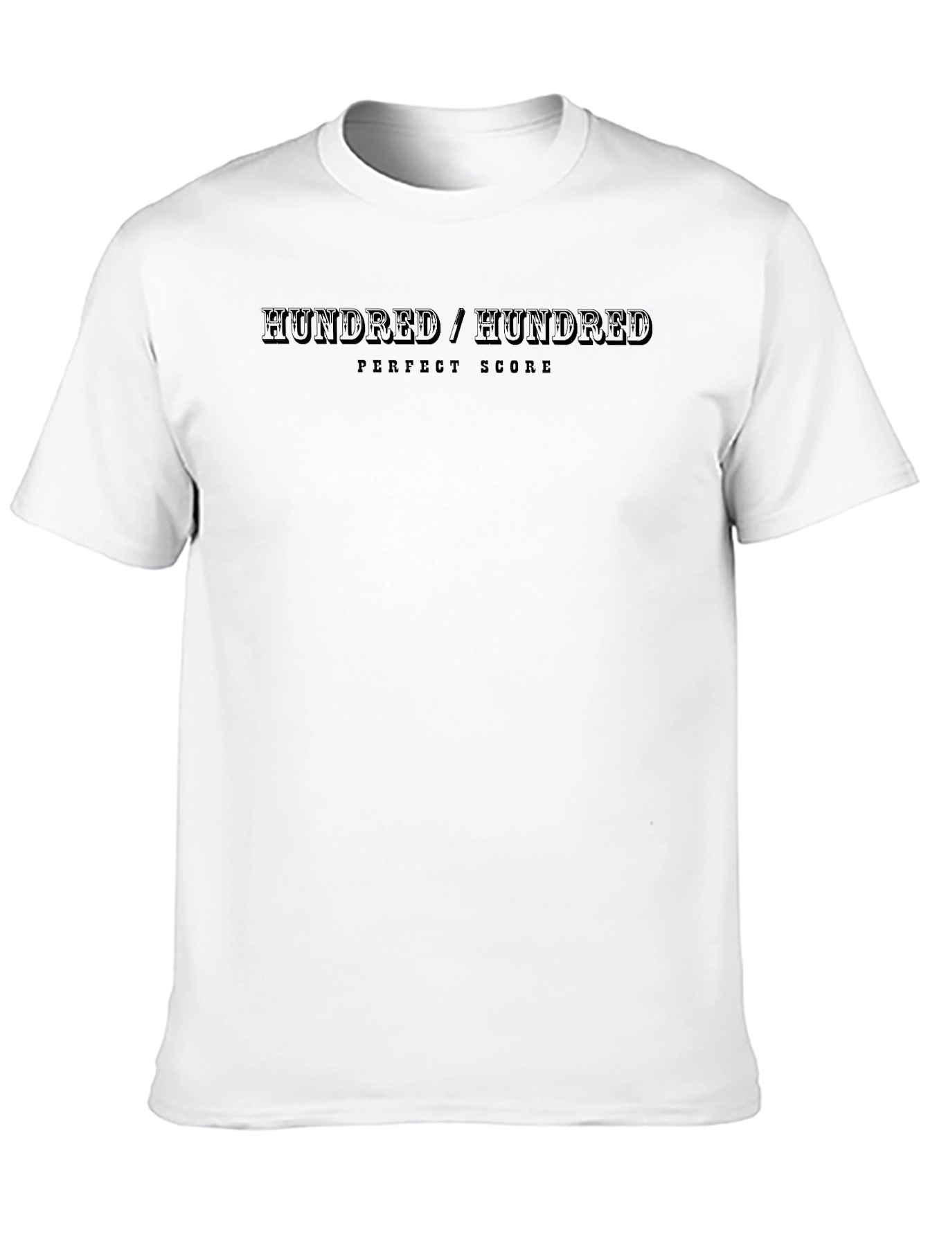 Hundred/Hundred Perfect Score Black Graphic Tee