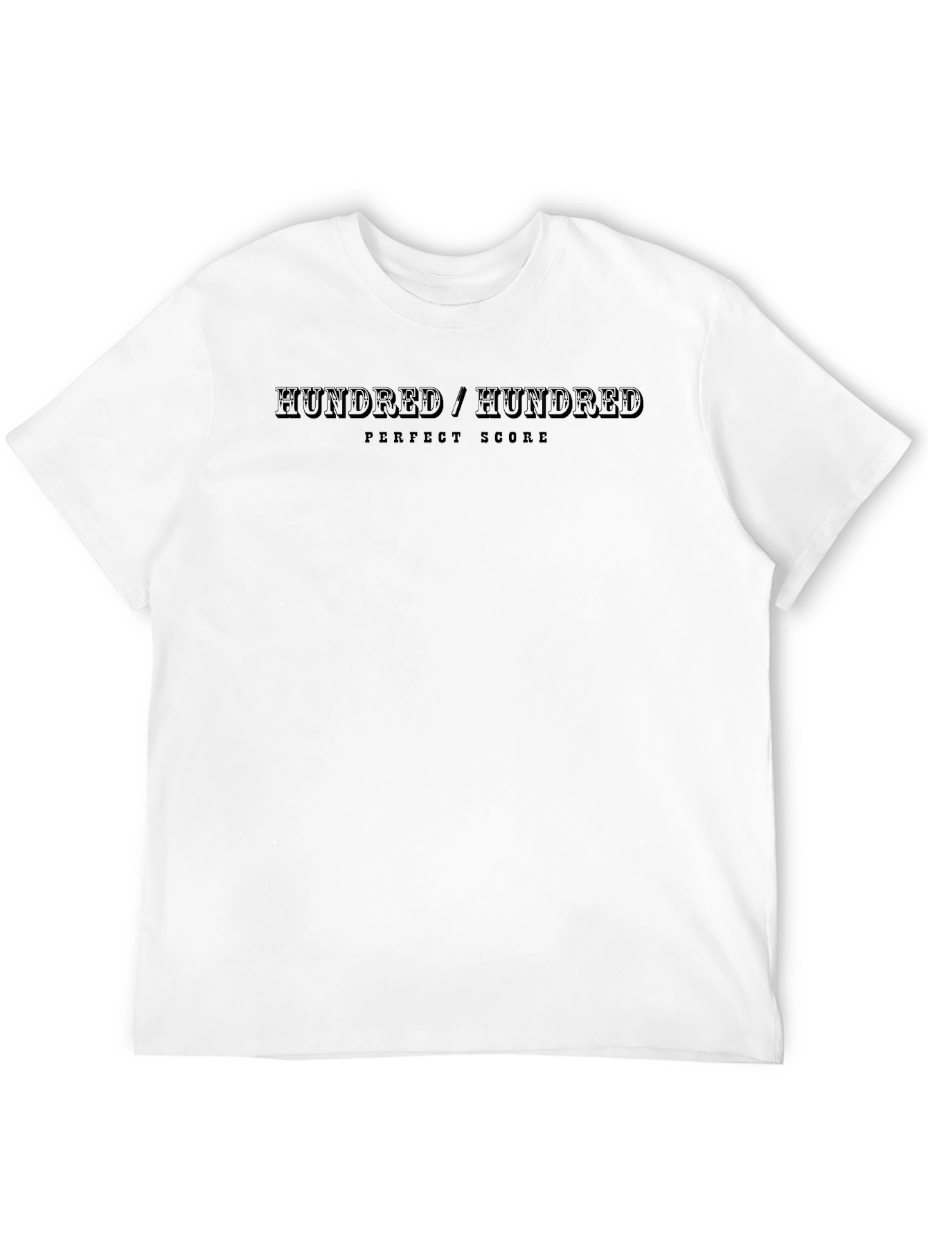 Hundred/Hundred Perfect Score Black Graphic Tee