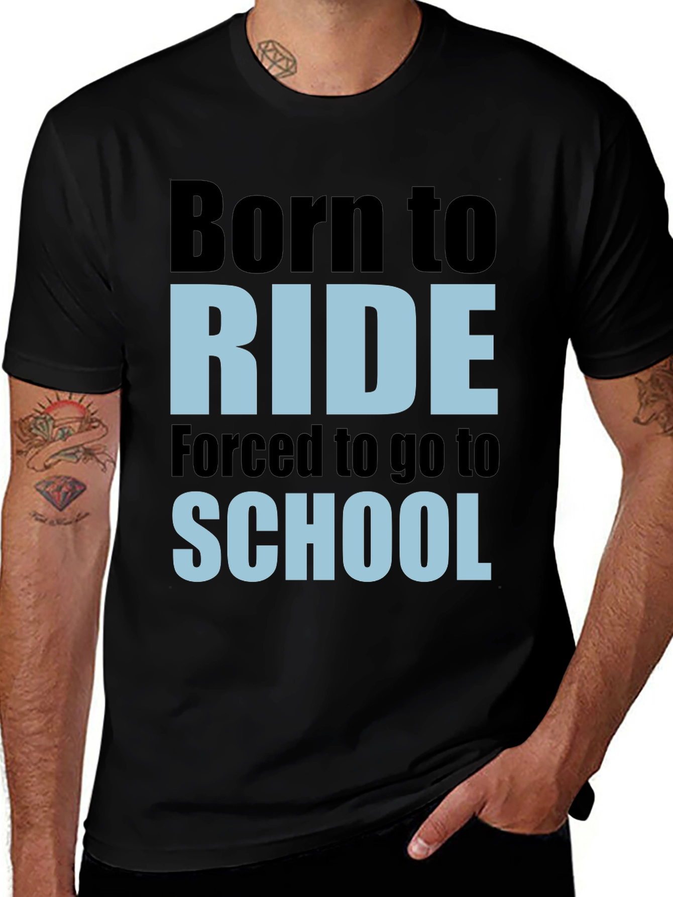 Born To Ride School T-Shirt