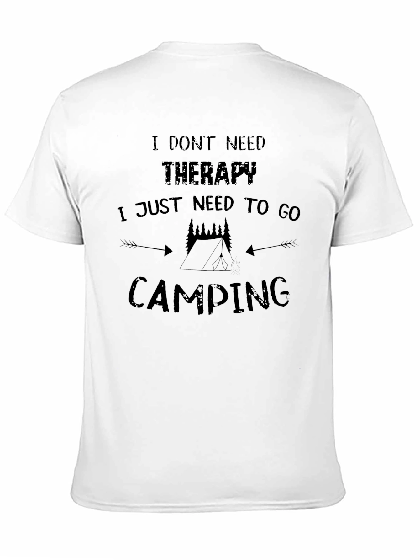 Camping Therapy Graphic T-Shirt