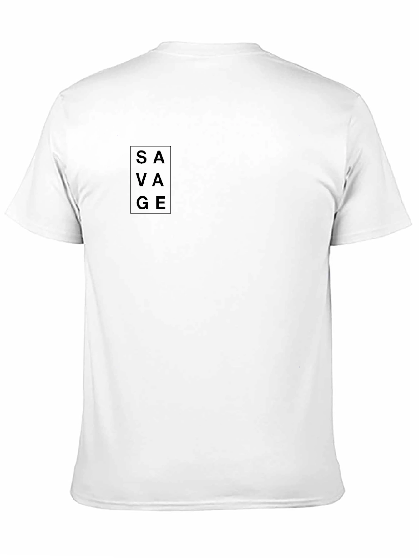 Mens Black SAVAGE Graphic Tee