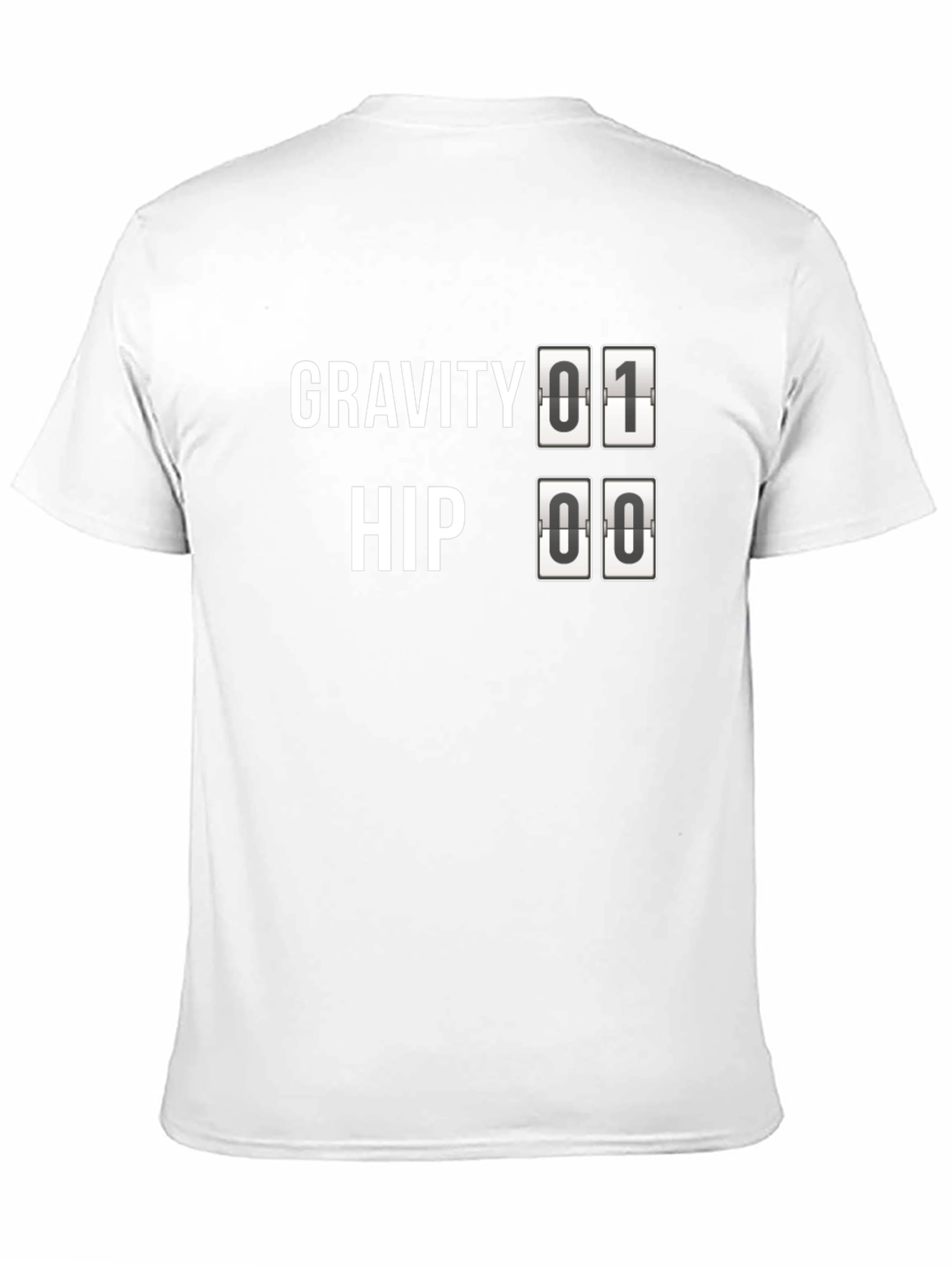 Gravity Hip T-Shirt - Mens Black Novelty Tee