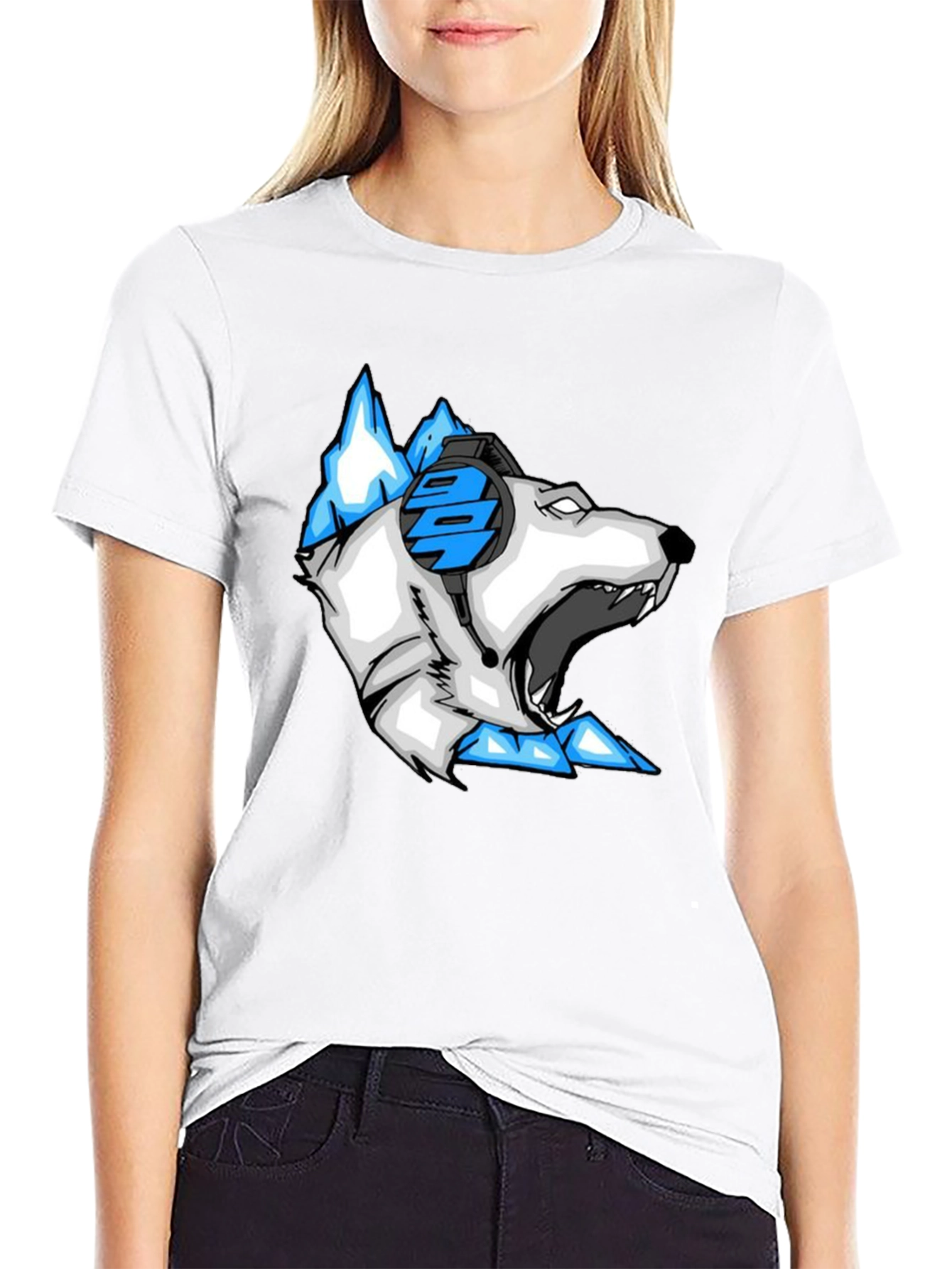 Arctic Gamer T-Shirt - Cool Bear Design