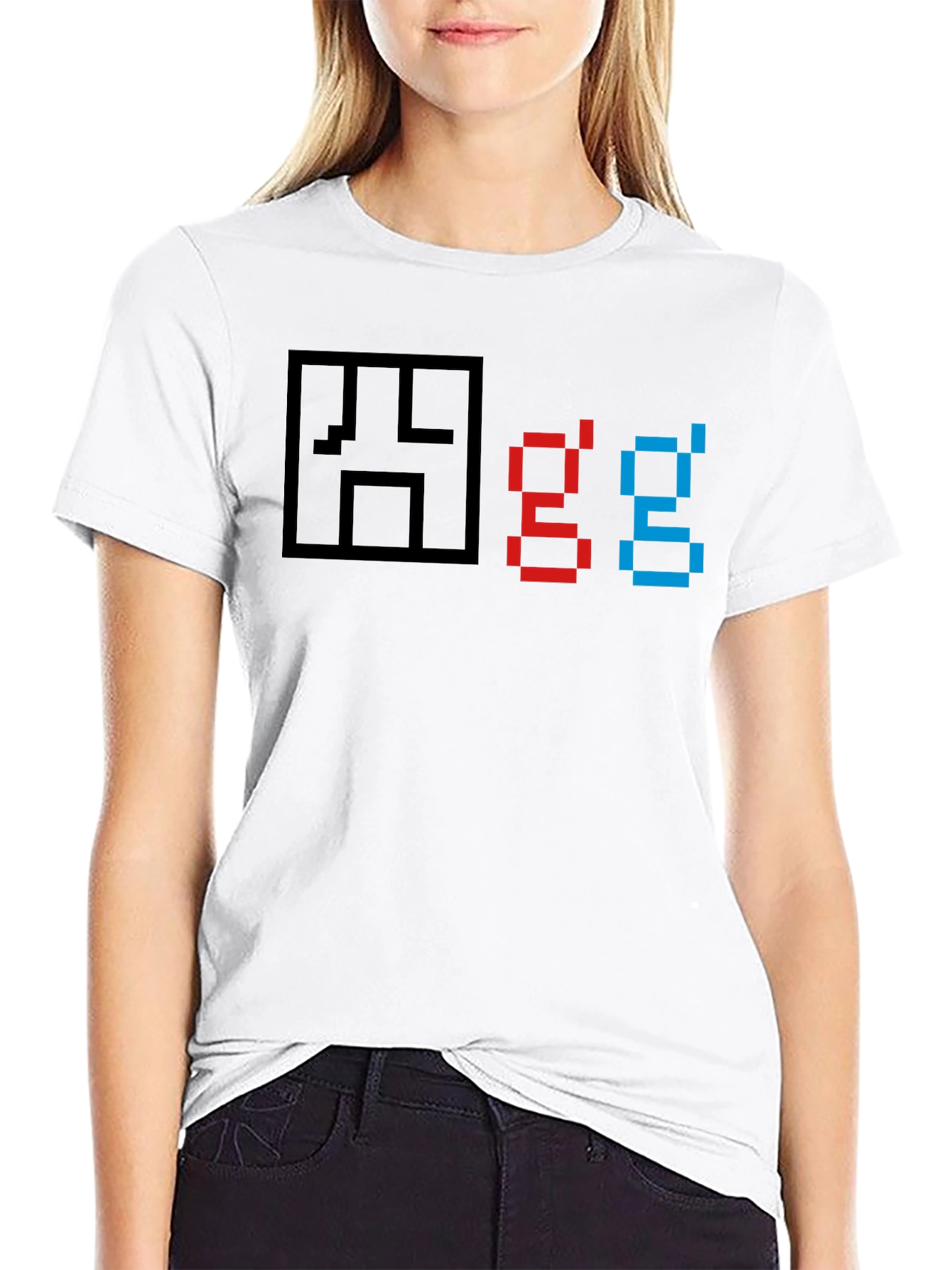 Pixel Art GG Graphic T-Shirt - Gamer Style Tee
