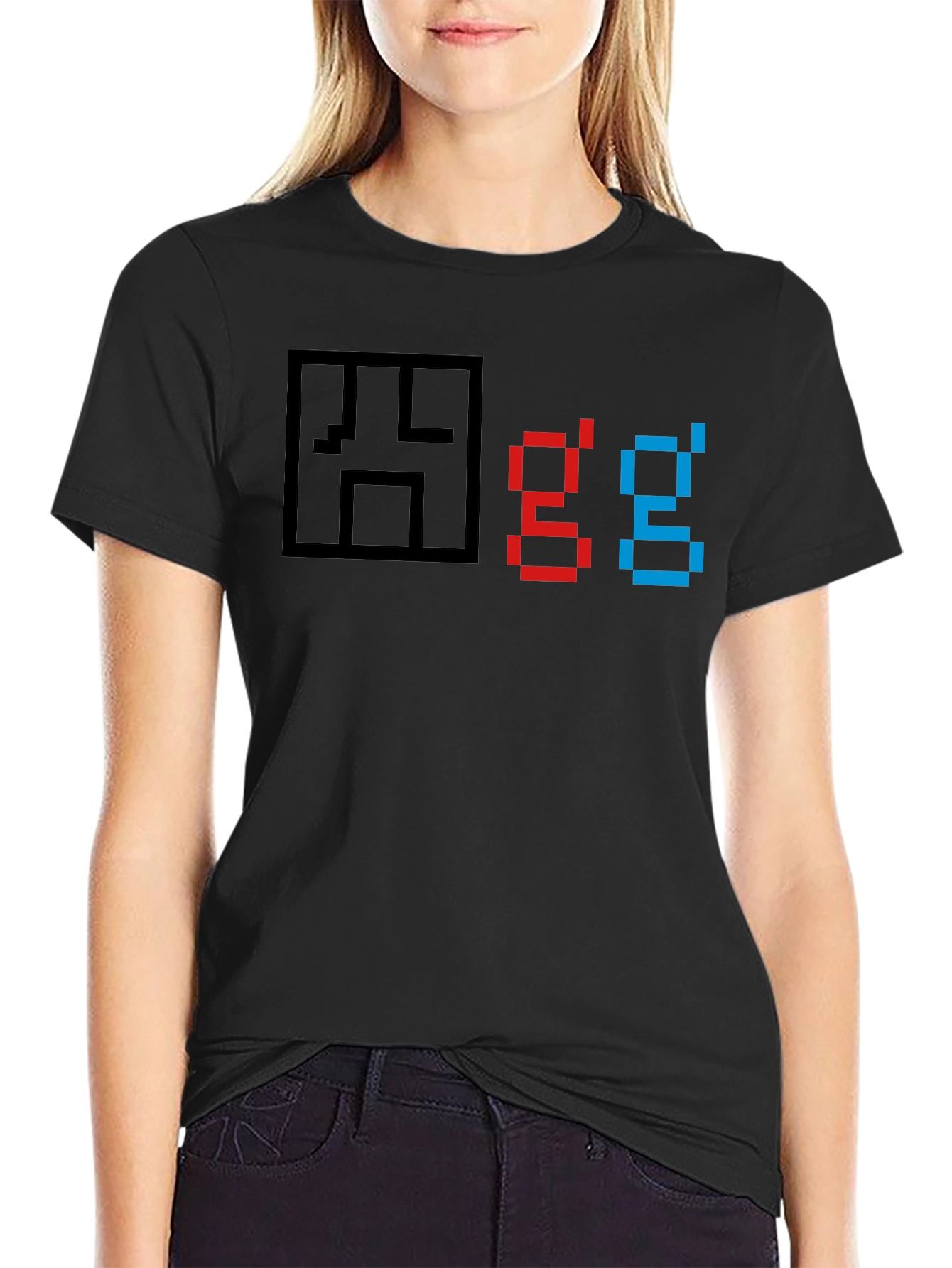 Pixel Art GG Graphic T-Shirt - Gamer Style Tee