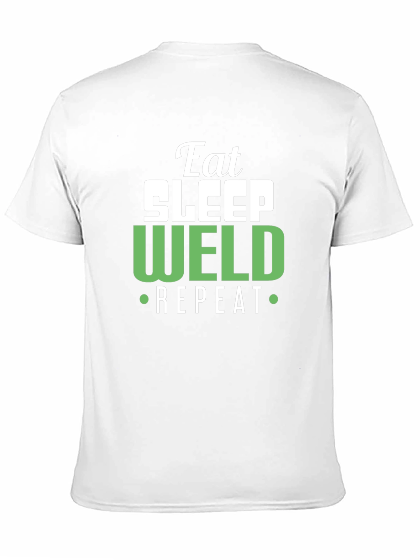 Eat Sleep Weld Repeat - Black T-Shirt