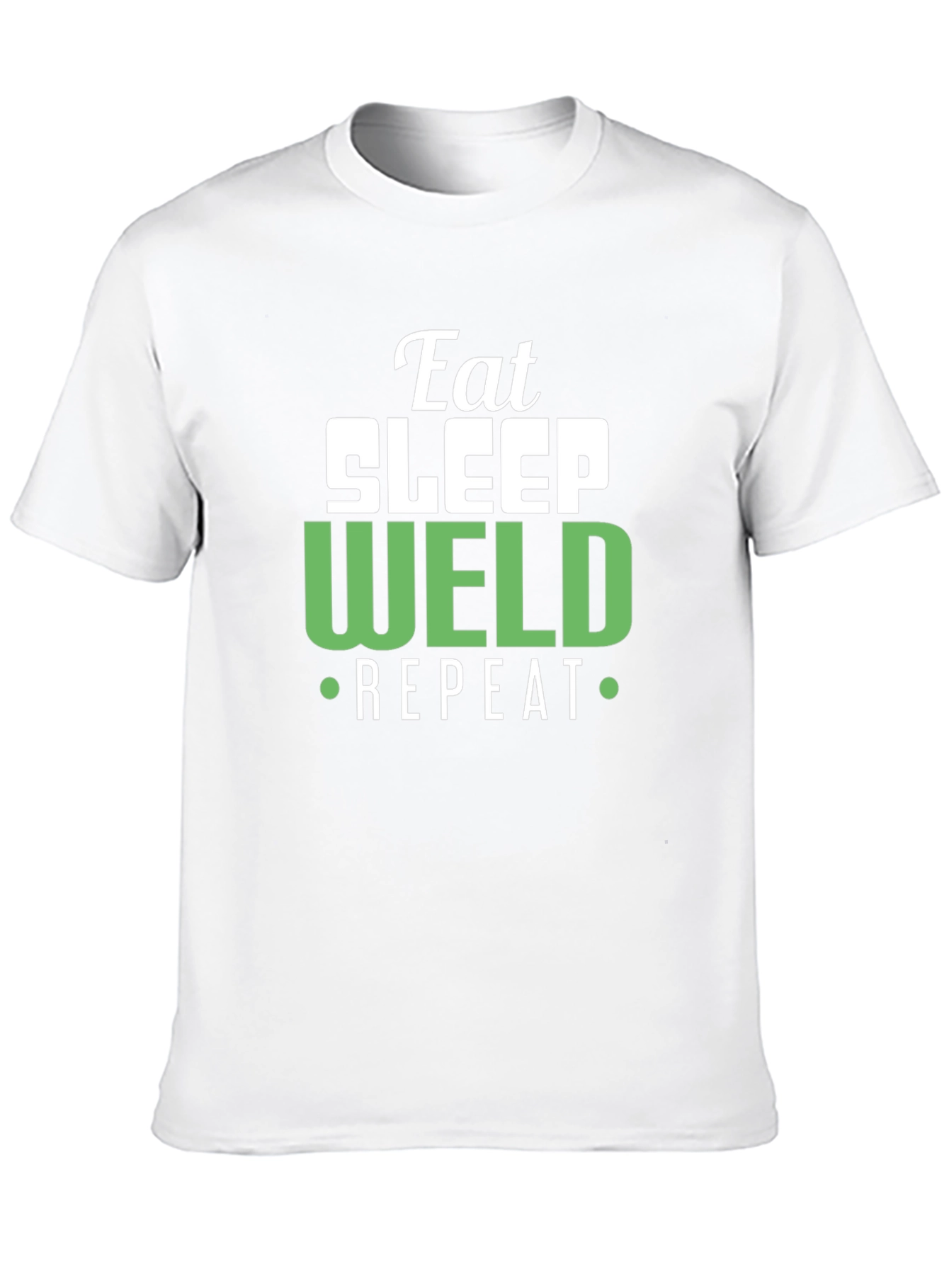 Eat Sleep Weld Repeat - Black T-Shirt