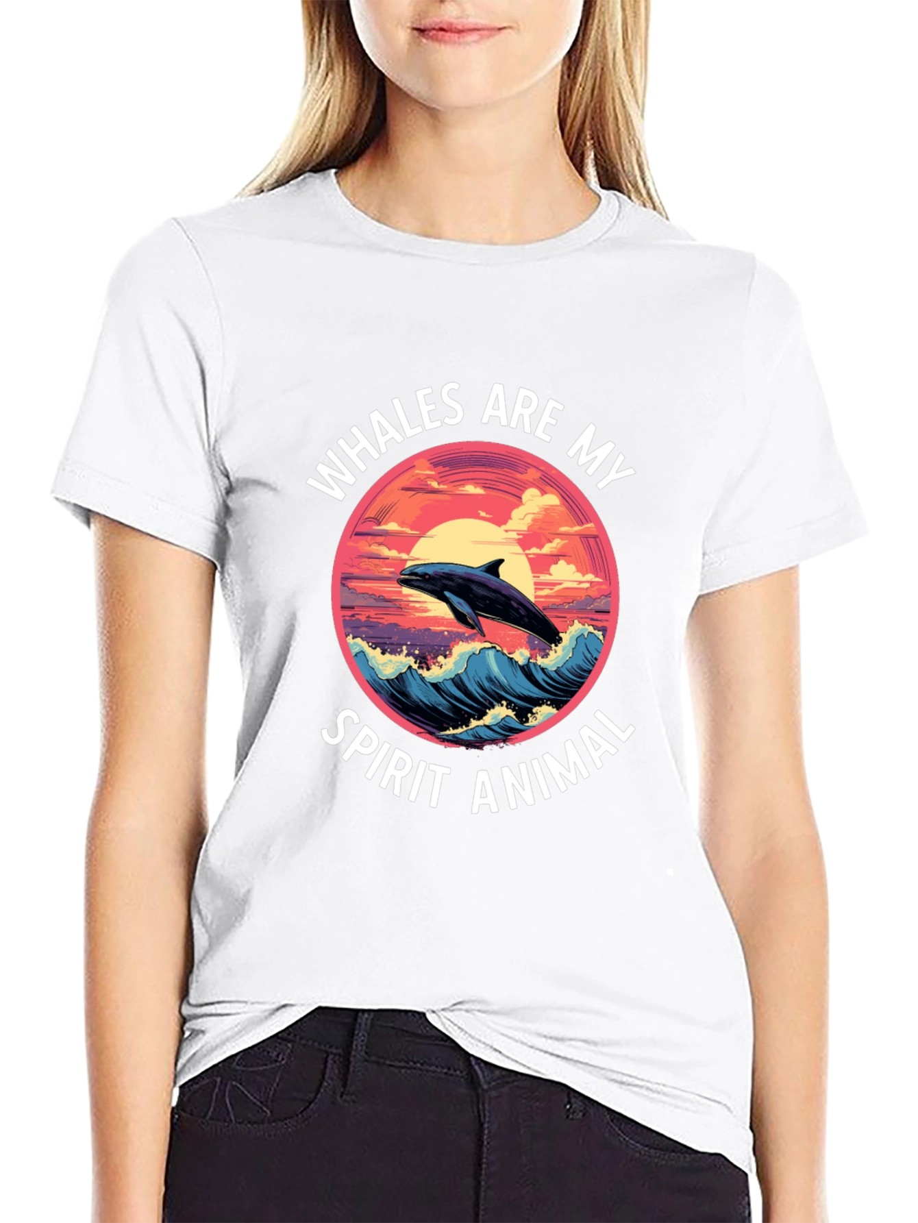 Whales Are My Spirit Animal Graphic Tee