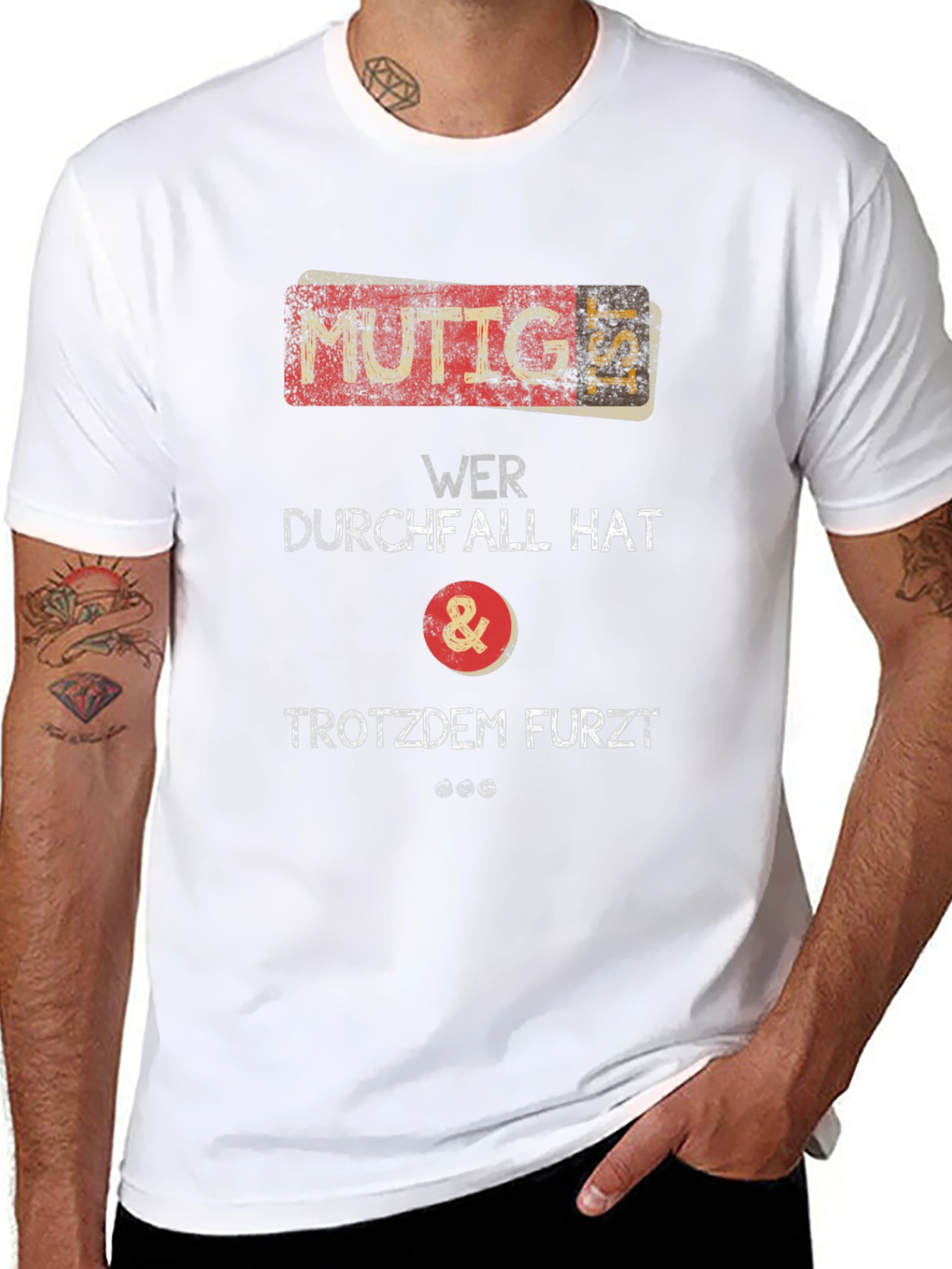 Funny German Humor T-Shirt: MUTTIG IST!