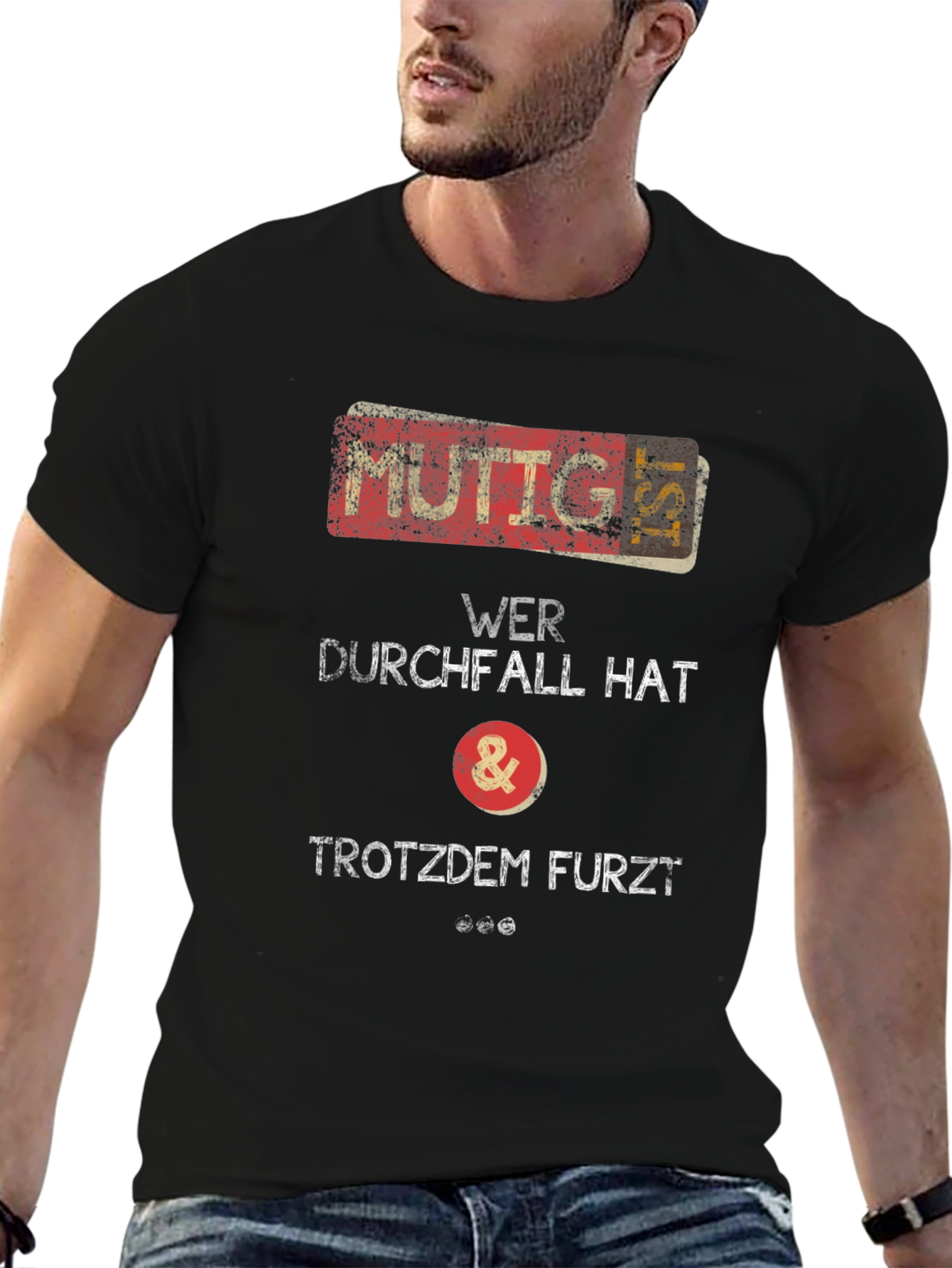 Funny German Humor T-Shirt: MUTTIG IST!