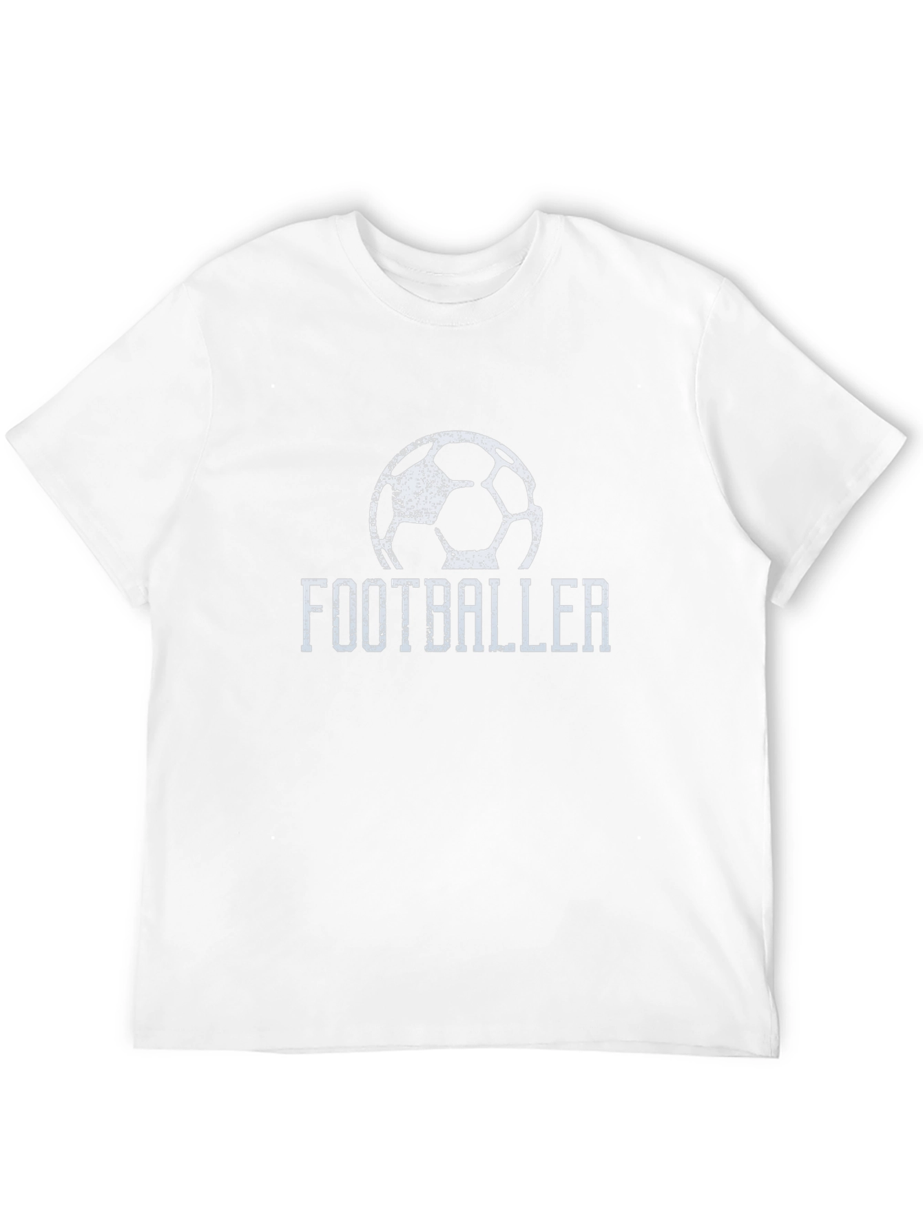 Footballer Graphic T-Shirt - Black Cotton Tee