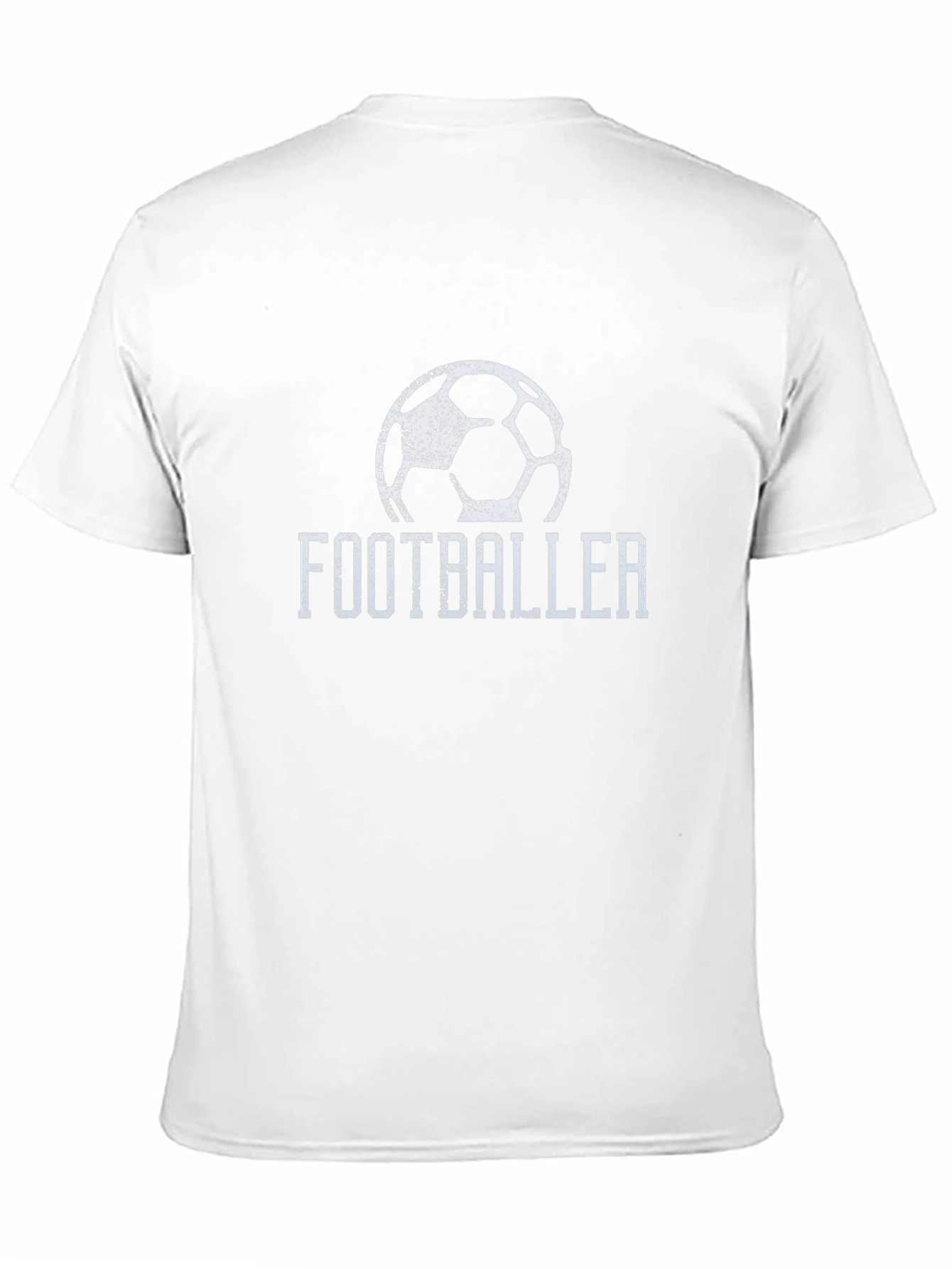 Footballer Graphic T-Shirt - Black Cotton Tee