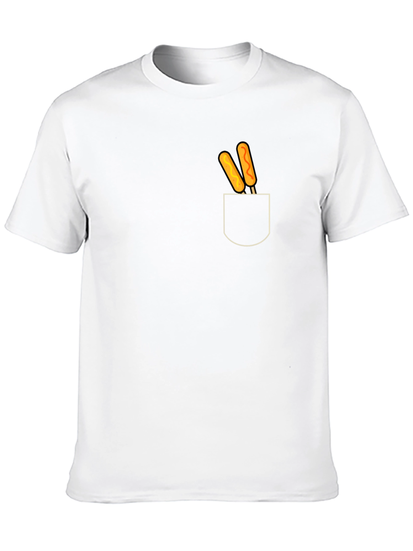 Novelty Corn Dog Pocket Graphic Tee