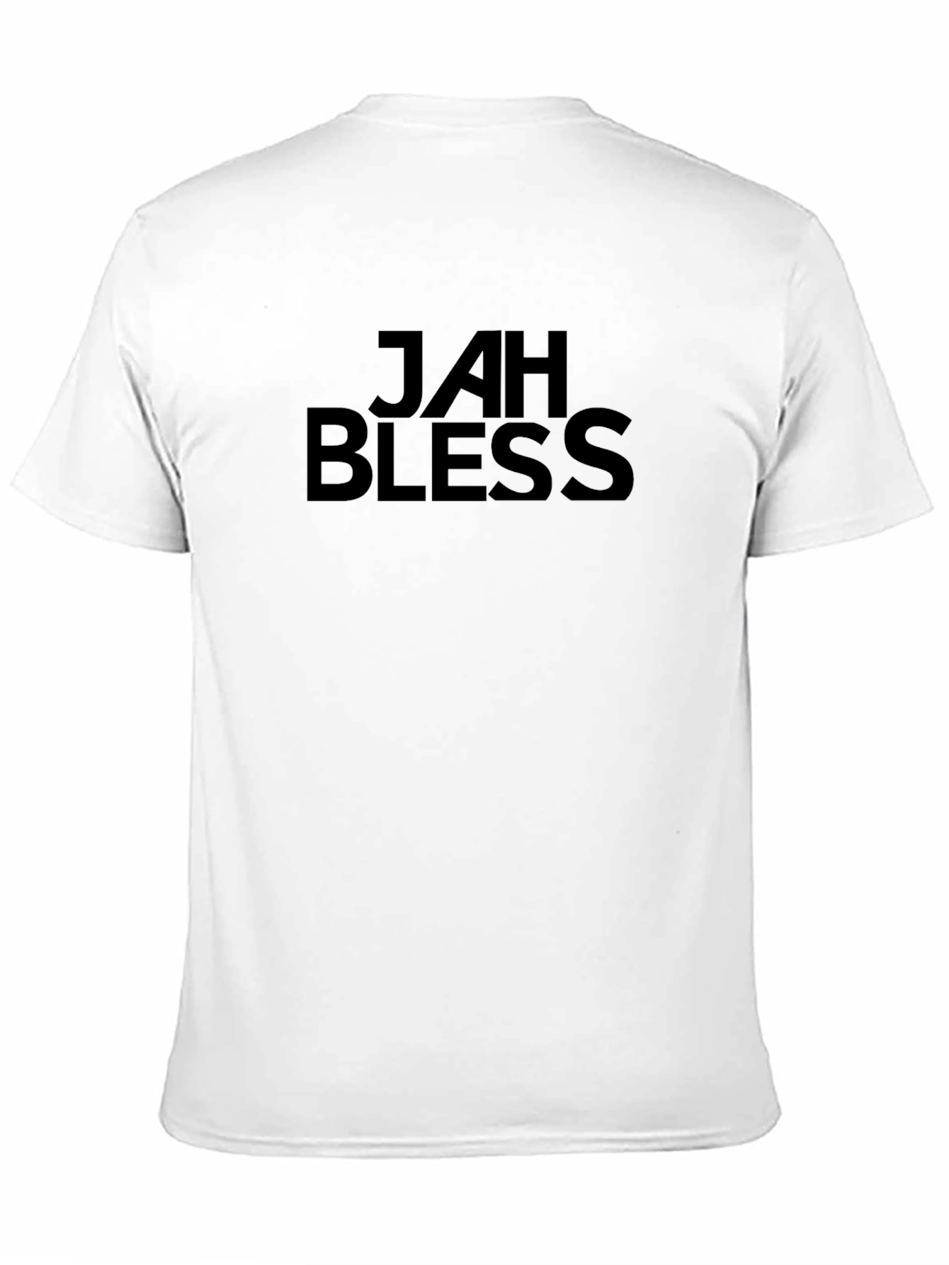 Jah Bless Black Graphic T-Shirt - Casual Style