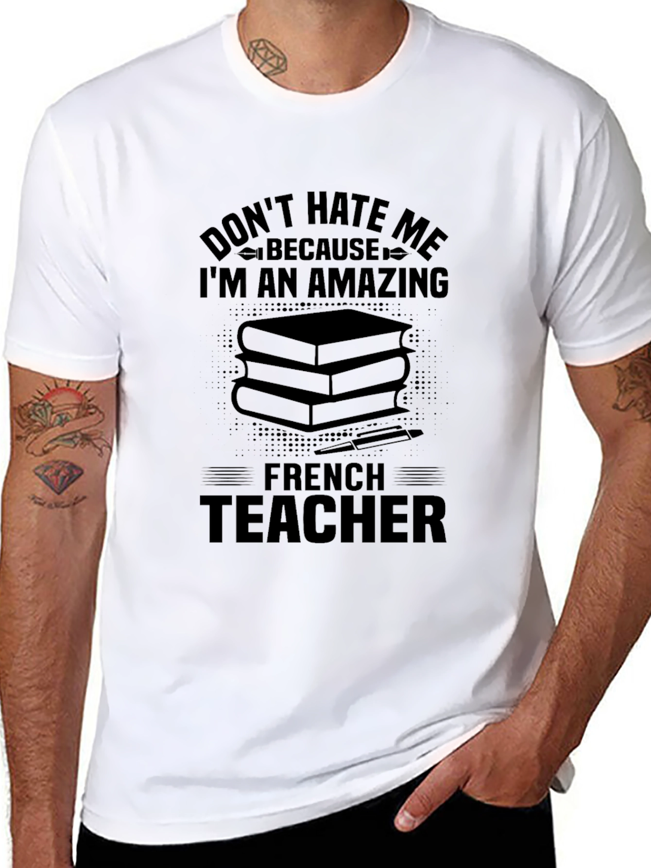 Amazing French Teacher T-Shirt - Soft Cotton Tee