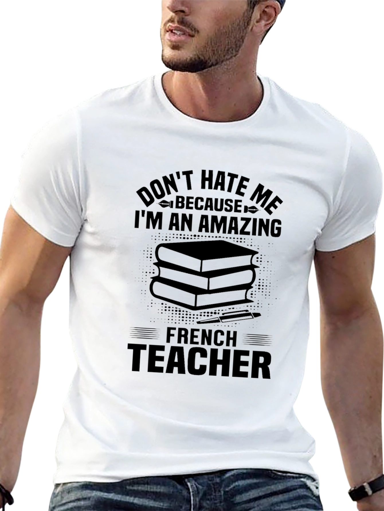 Amazing French Teacher T-Shirt - Soft Cotton Tee