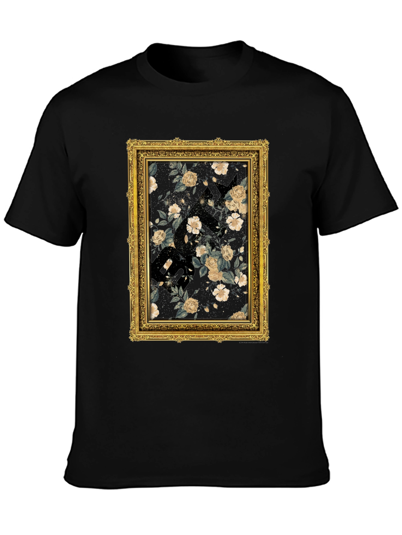 Floral Framed Graphic T-Shirt