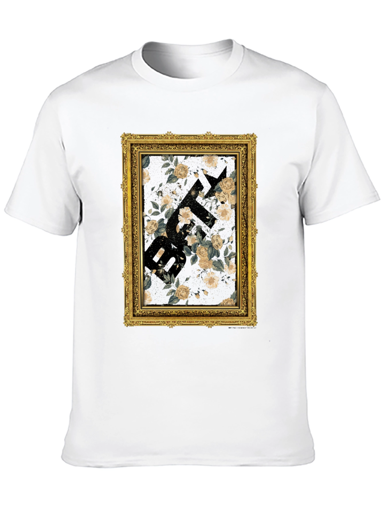 Floral Framed Graphic T-Shirt