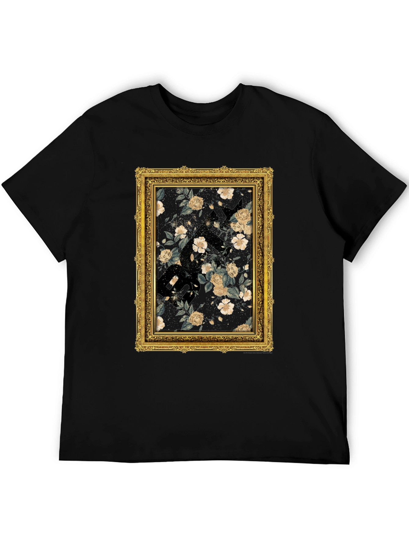 Floral Framed Graphic T-Shirt