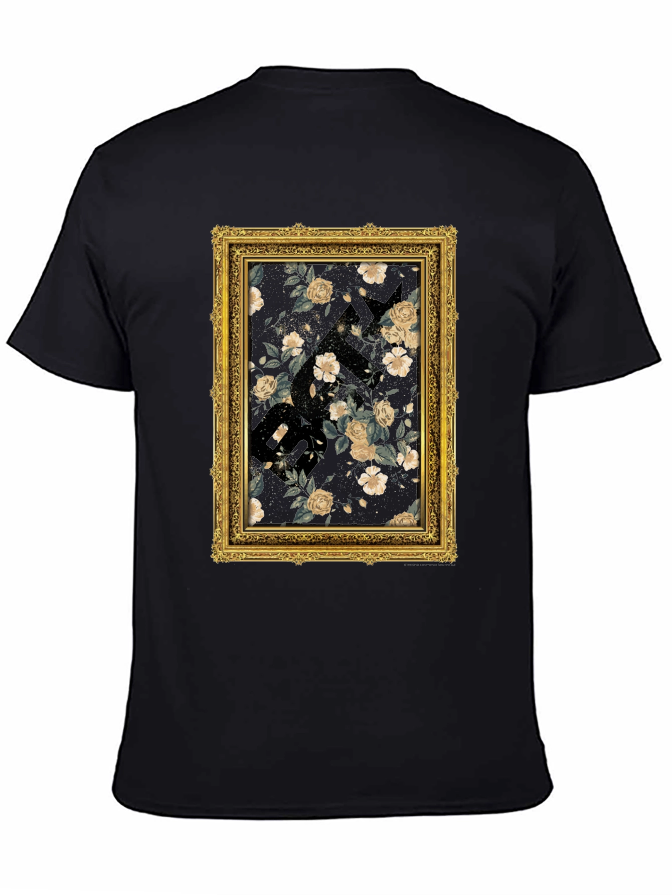 Floral Framed Graphic T-Shirt