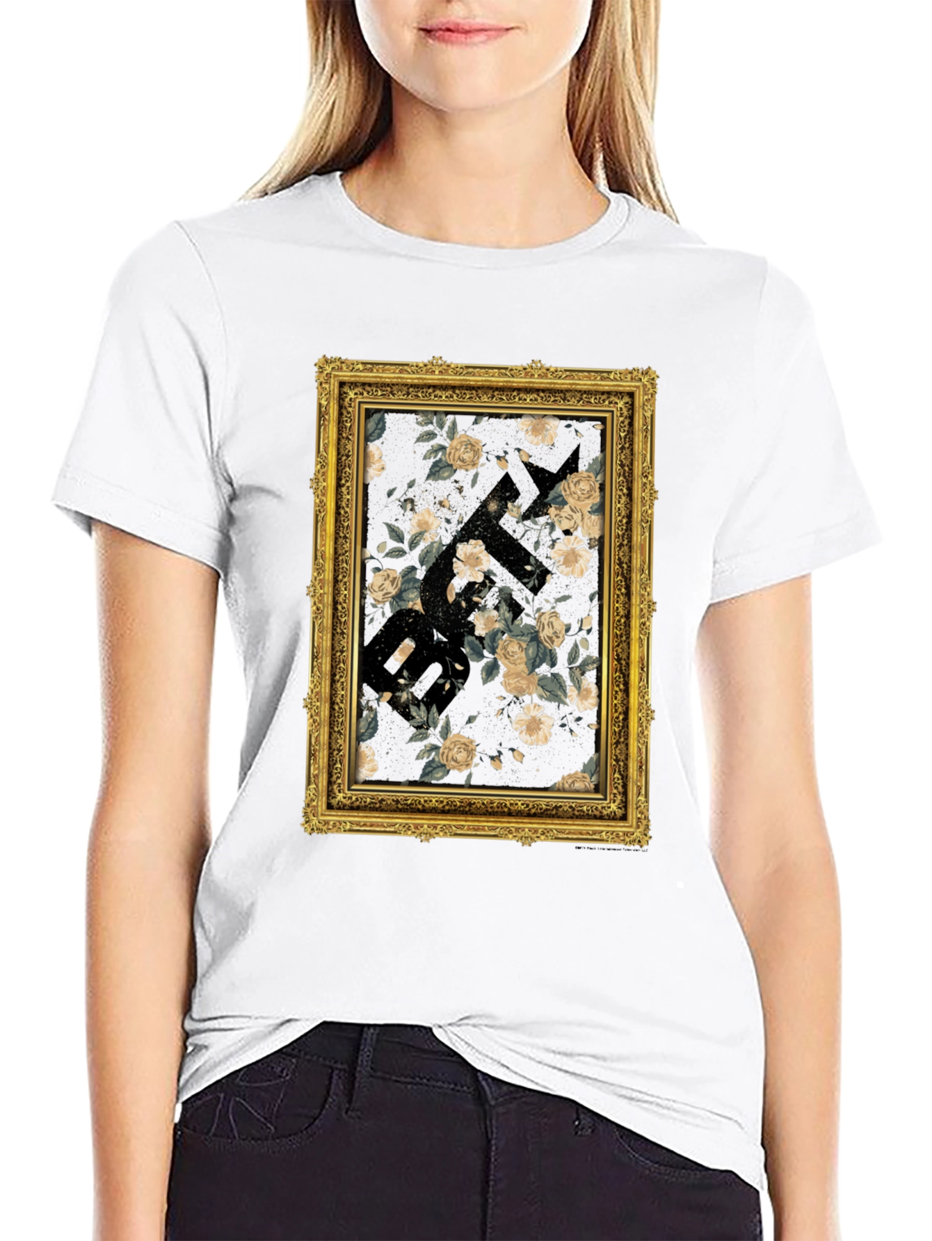 Floral Framed Graphic T-Shirt