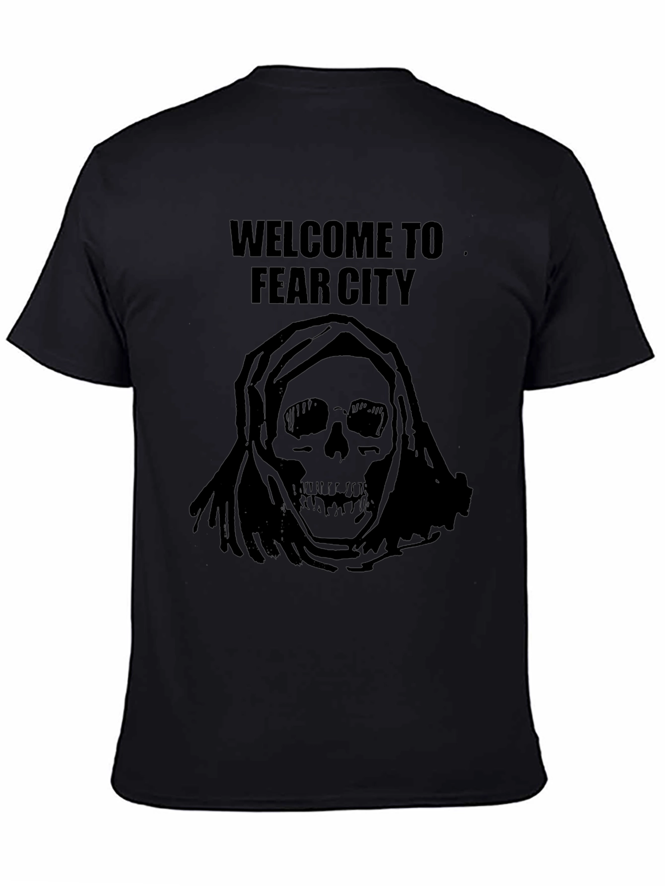 Fear City Skull T-Shirt - Mens Graphic Tee