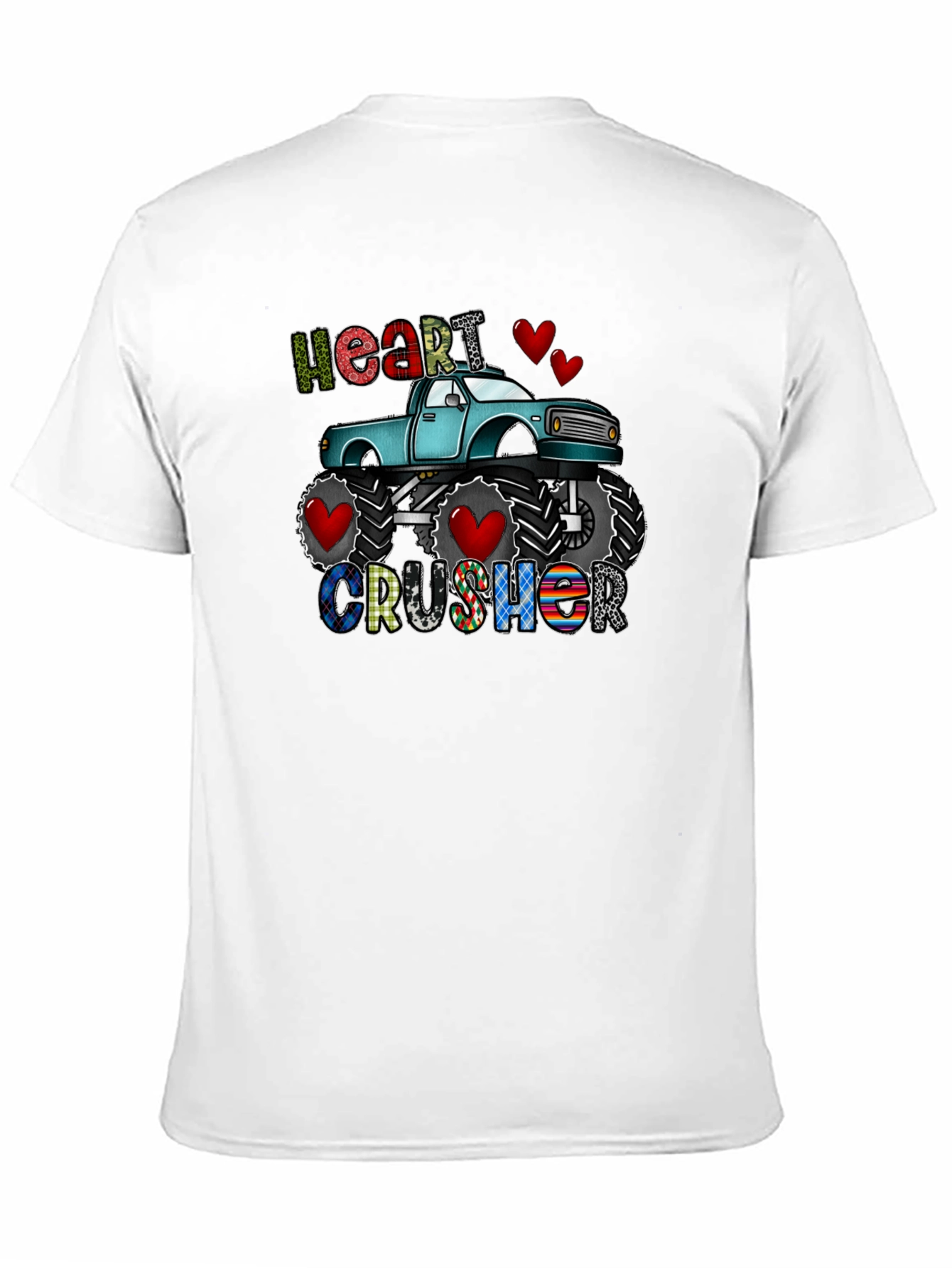 Heart Crusher Monster Truck T-Shirt