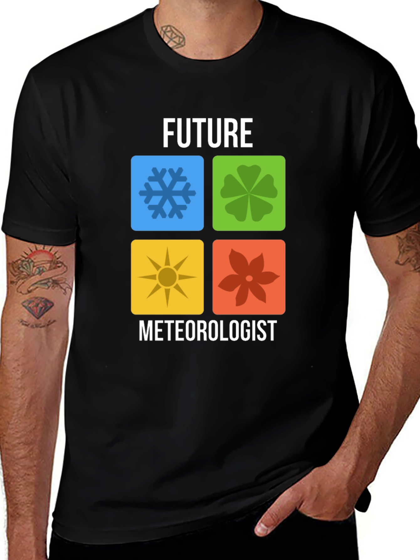 Future Meteorologist T-Shirt Seasons Weather Tee