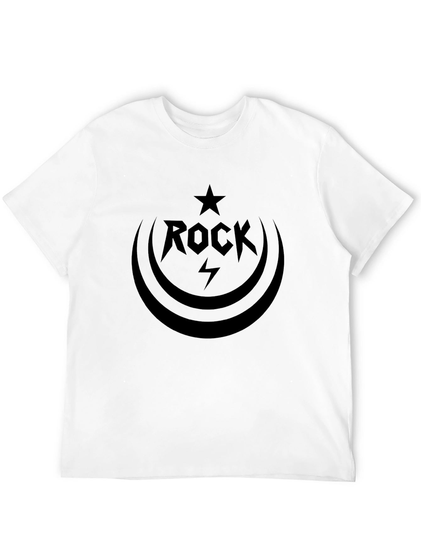 Rock Star Graphic T-Shirt - Classic Black